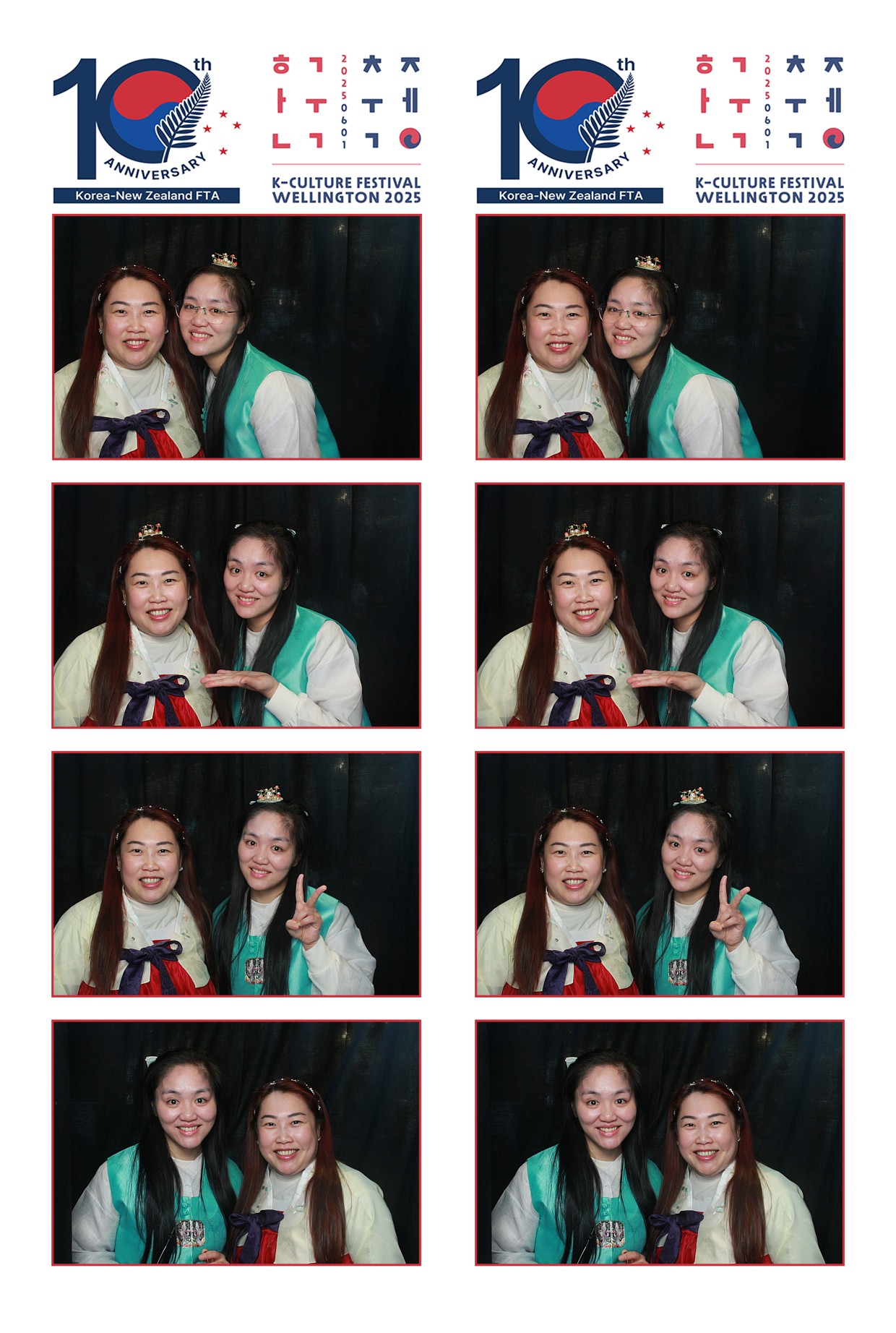 K-Culture Festival 2025 - Booth 2 | View more photos from the event at wgtngallery.classicphotobooths.co.nz/u/wgtncpbgallery/K-Culture-Festival-2025-Booth-2