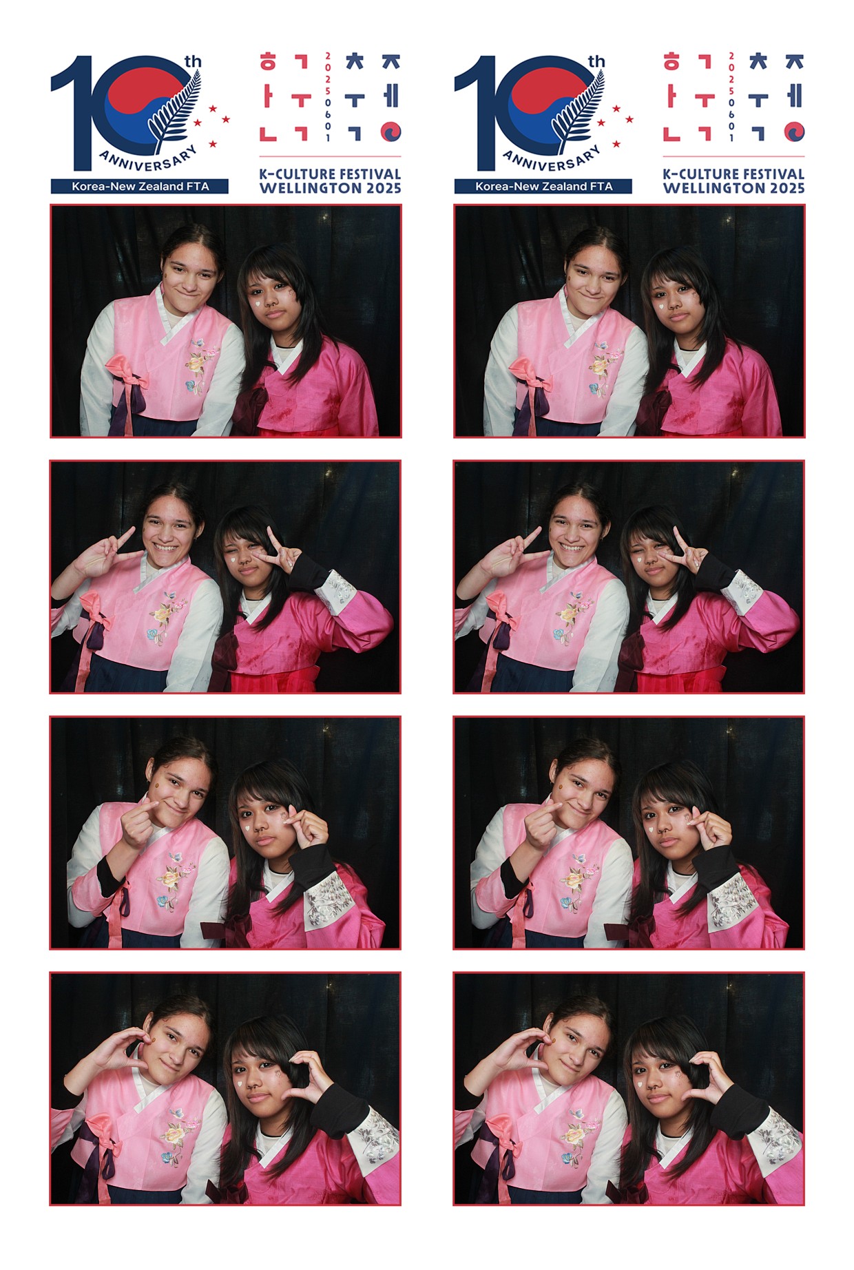 K-Culture Festival 2025 - Booth 2 | View more photos from the event at wgtngallery.classicphotobooths.co.nz/u/wgtncpbgallery/K-Culture-Festival-2025-Booth-2