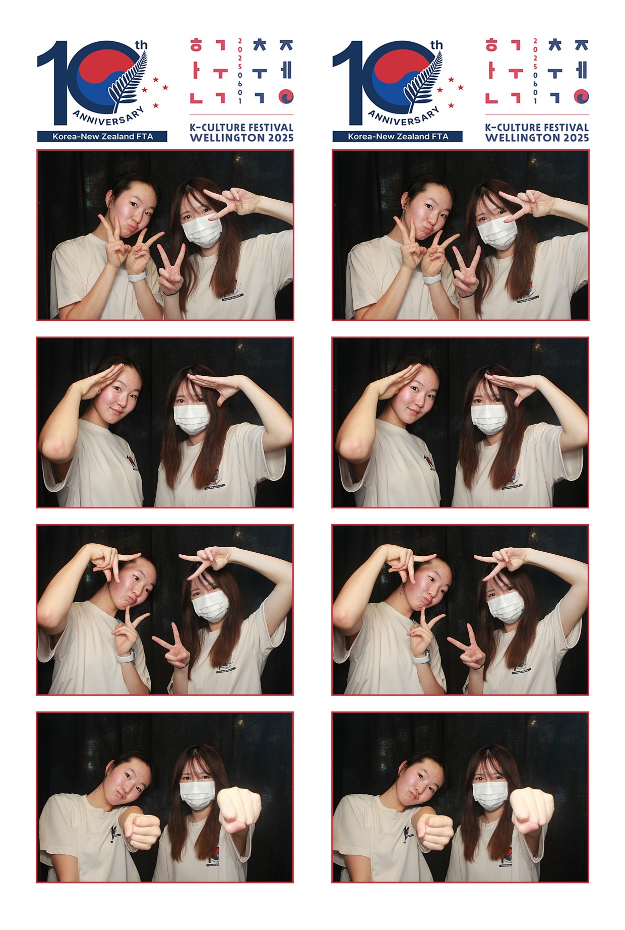 K-Culture Festival 2025 - Booth 2 | View more photos from the event at wgtngallery.classicphotobooths.co.nz/u/wgtncpbgallery/K-Culture-Festival-2025-Booth-2