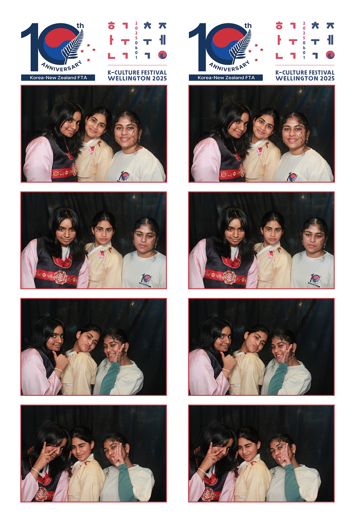 K-Culture Festival 2025 - Booth 2 | View more photos from the event at wgtngallery.classicphotobooths.co.nz/u/wgtncpbgallery/K-Culture-Festival-2025-Booth-2