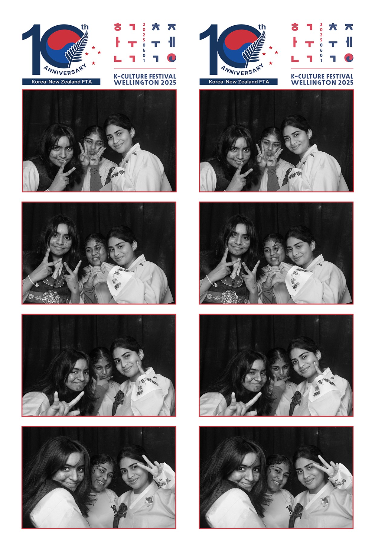 K-Culture Festival 2025 - Booth 2 | View more photos from the event at wgtngallery.classicphotobooths.co.nz/u/wgtncpbgallery/K-Culture-Festival-2025-Booth-2