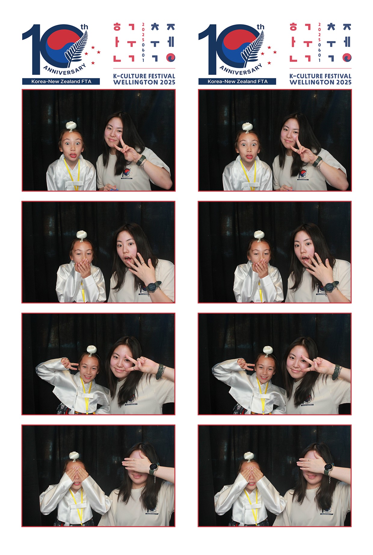 K-Culture Festival 2025 - Booth 2 | View more photos from the event at wgtngallery.classicphotobooths.co.nz/u/wgtncpbgallery/K-Culture-Festival-2025-Booth-2