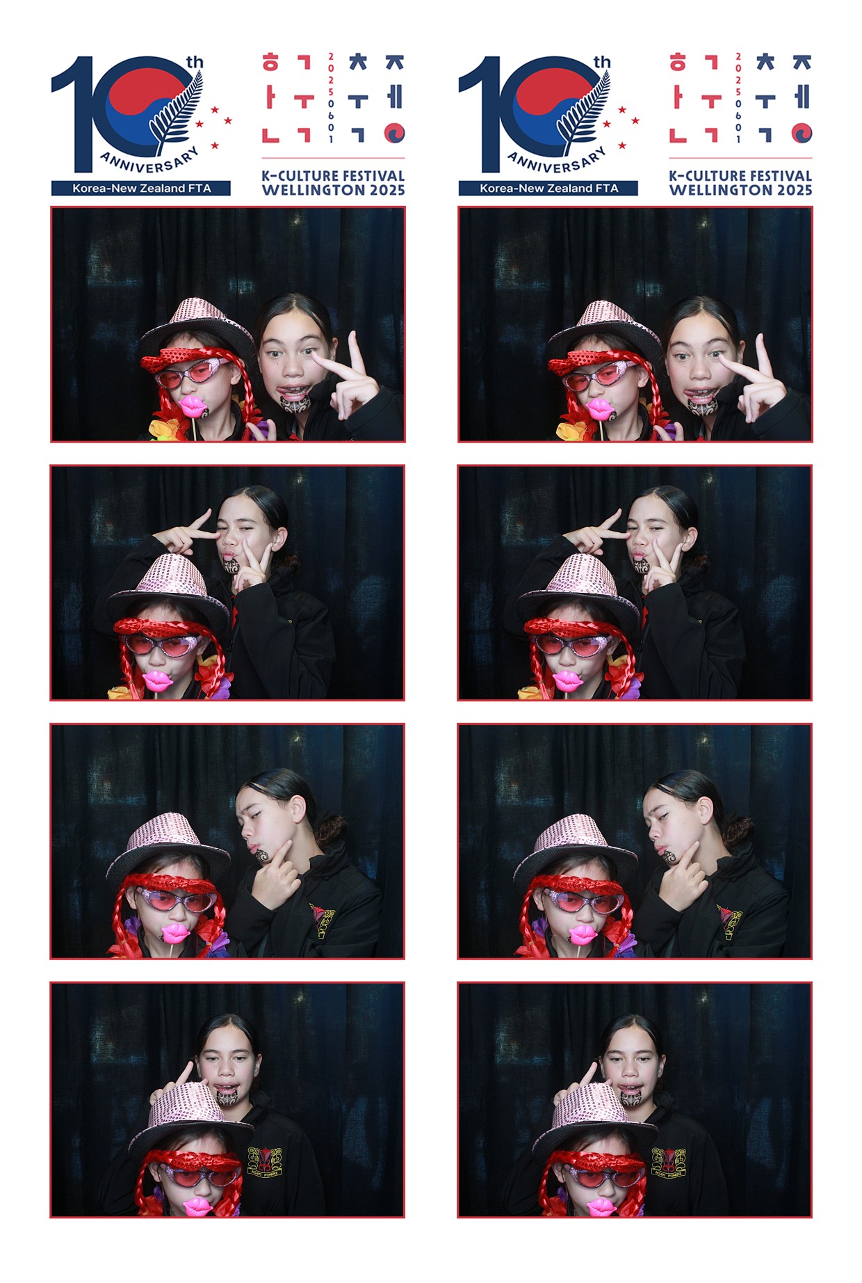 K-Culture Festival 2025 - Booth 2 | View more photos from the event at wgtngallery.classicphotobooths.co.nz/u/wgtncpbgallery/K-Culture-Festival-2025-Booth-2