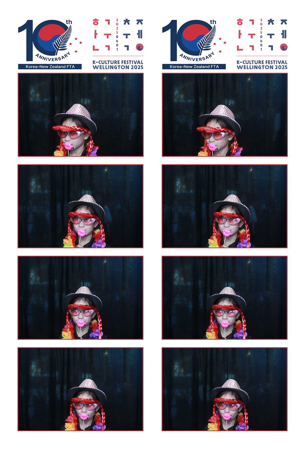 K-Culture Festival 2025 - Booth 2 | View more photos from the event at wgtngallery.classicphotobooths.co.nz/u/wgtncpbgallery/K-Culture-Festival-2025-Booth-2