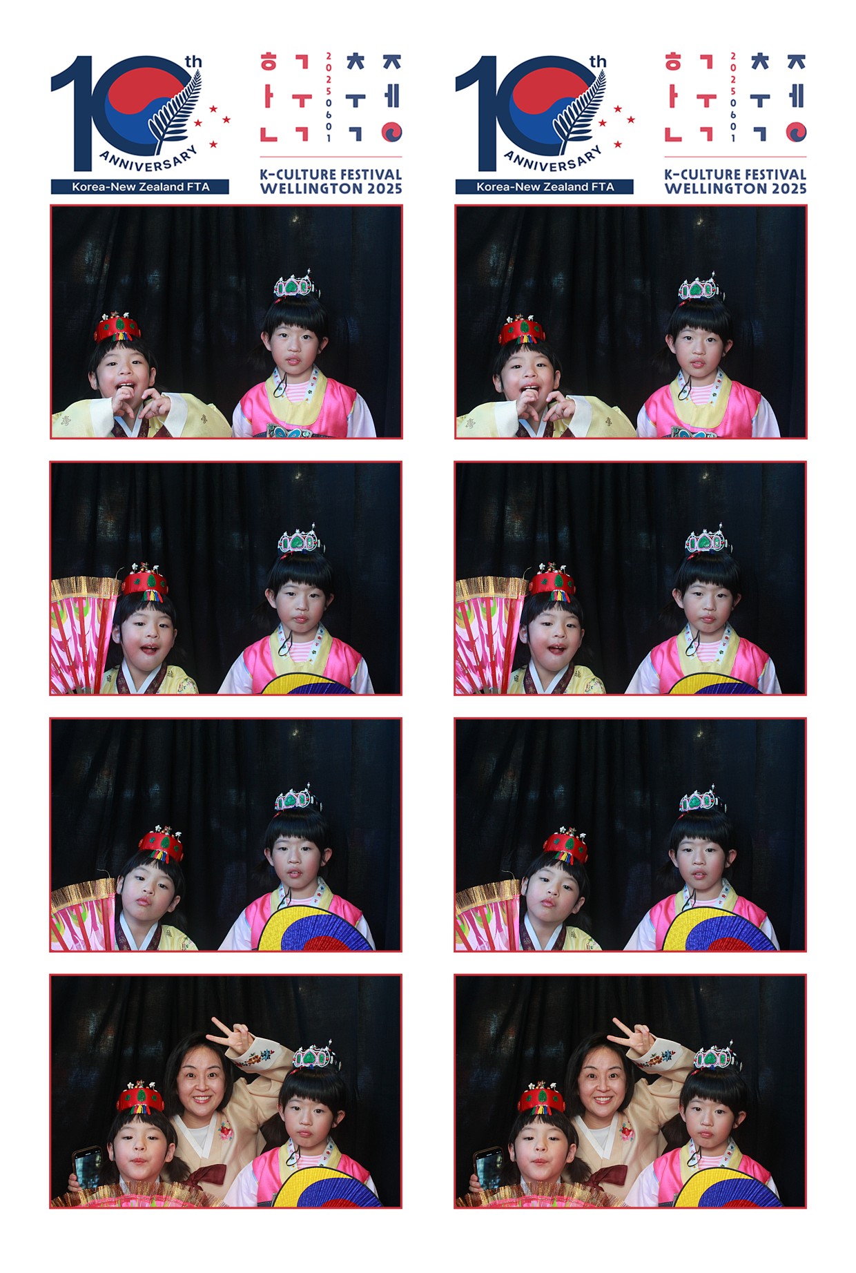 K-Culture Festival 2025 - Booth 2 | View more photos from the event at wgtngallery.classicphotobooths.co.nz/u/wgtncpbgallery/K-Culture-Festival-2025-Booth-2