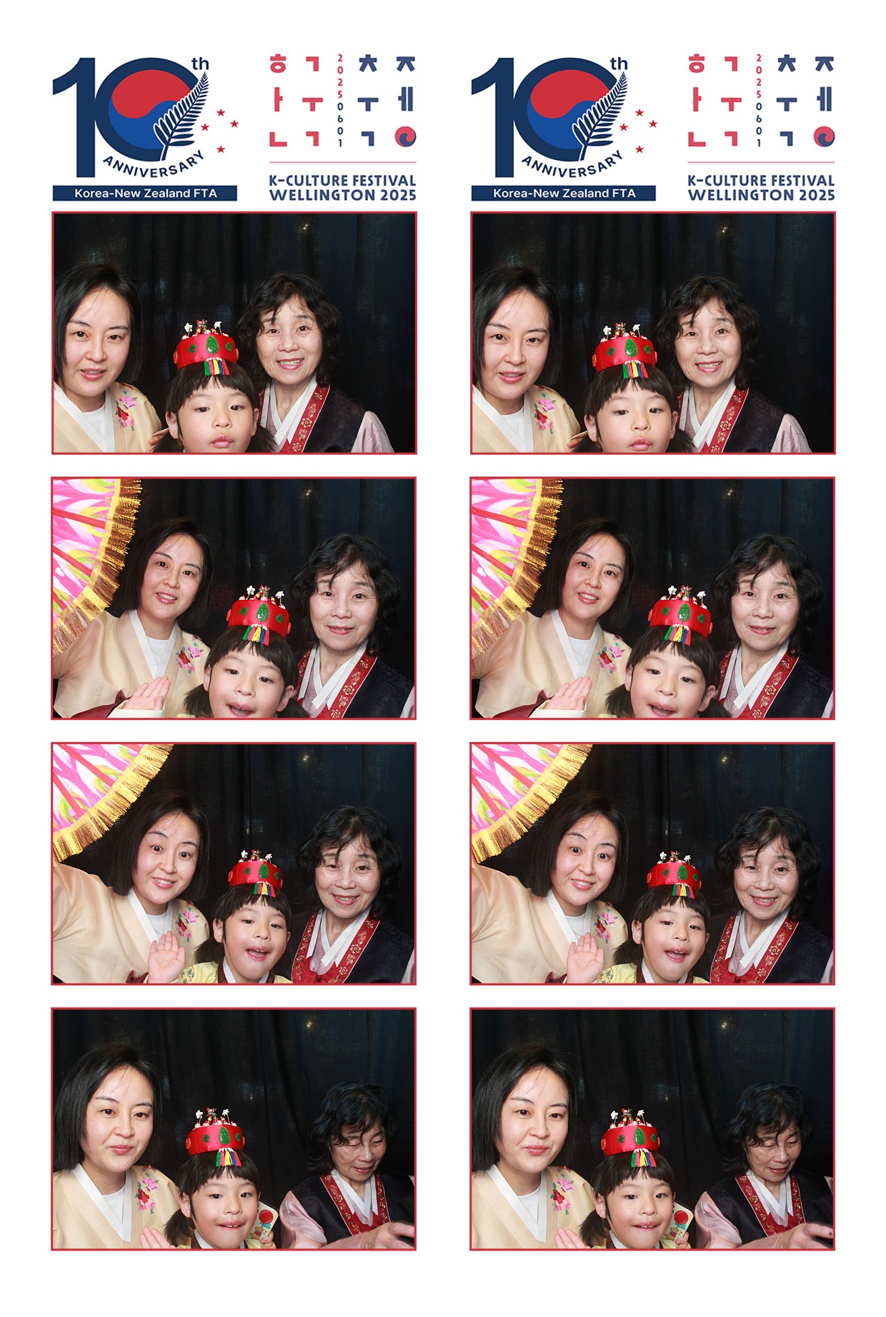 K-Culture Festival 2025 - Booth 2 | View more photos from the event at wgtngallery.classicphotobooths.co.nz/u/wgtncpbgallery/K-Culture-Festival-2025-Booth-2