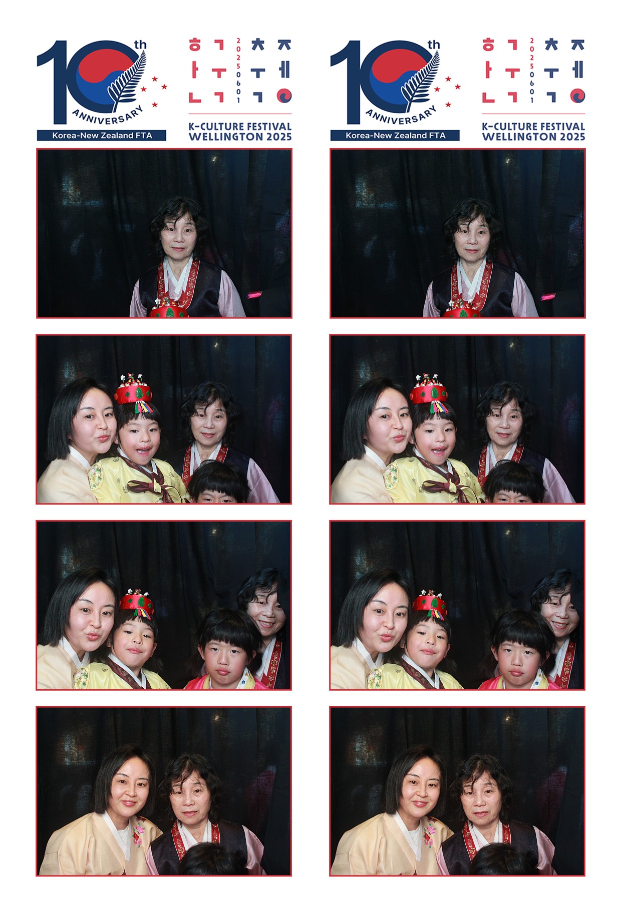 K-Culture Festival 2025 - Booth 2 | View more photos from the event at wgtngallery.classicphotobooths.co.nz/u/wgtncpbgallery/K-Culture-Festival-2025-Booth-2