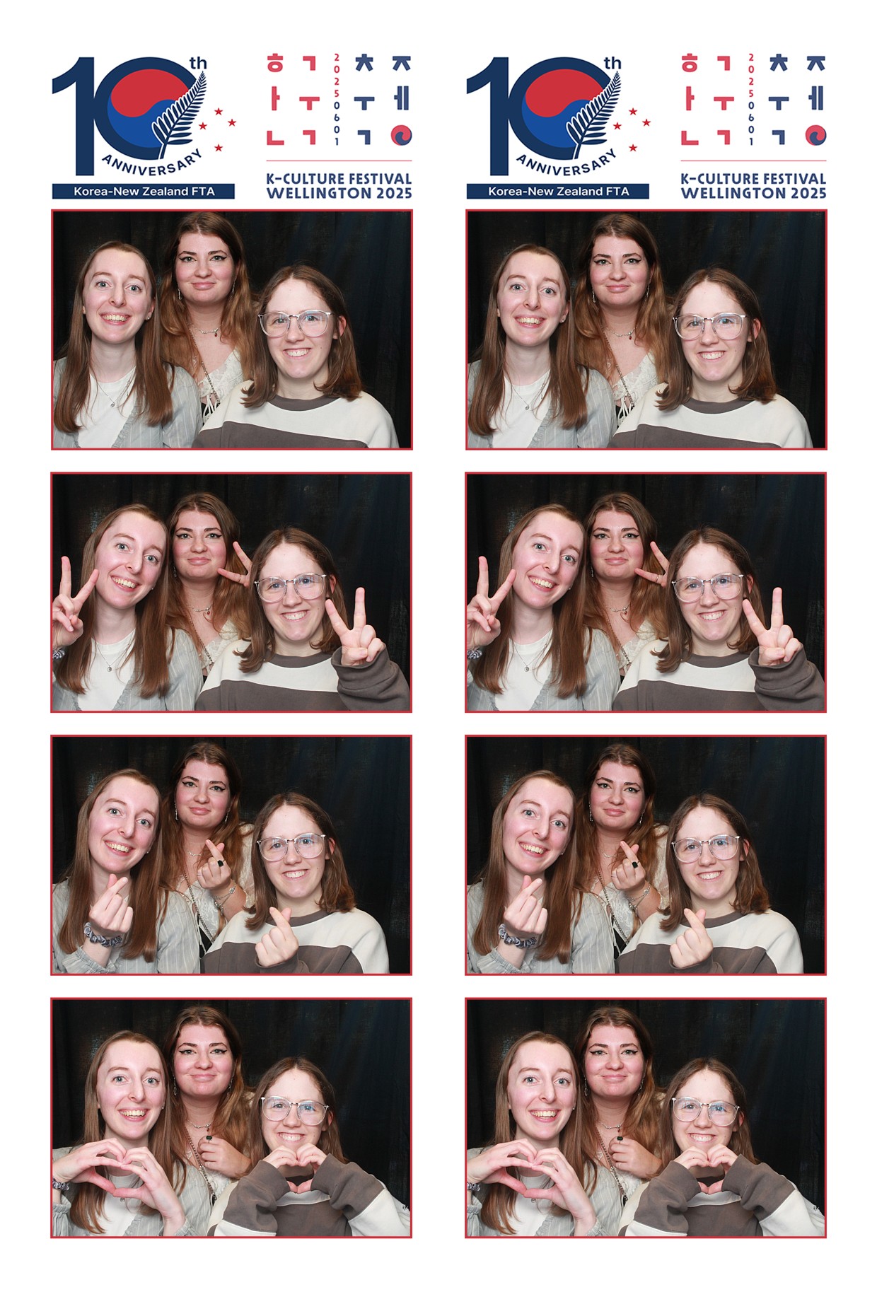 K-Culture Festival 2025 - Booth 2 | View more photos from the event at wgtngallery.classicphotobooths.co.nz/u/wgtncpbgallery/K-Culture-Festival-2025-Booth-2