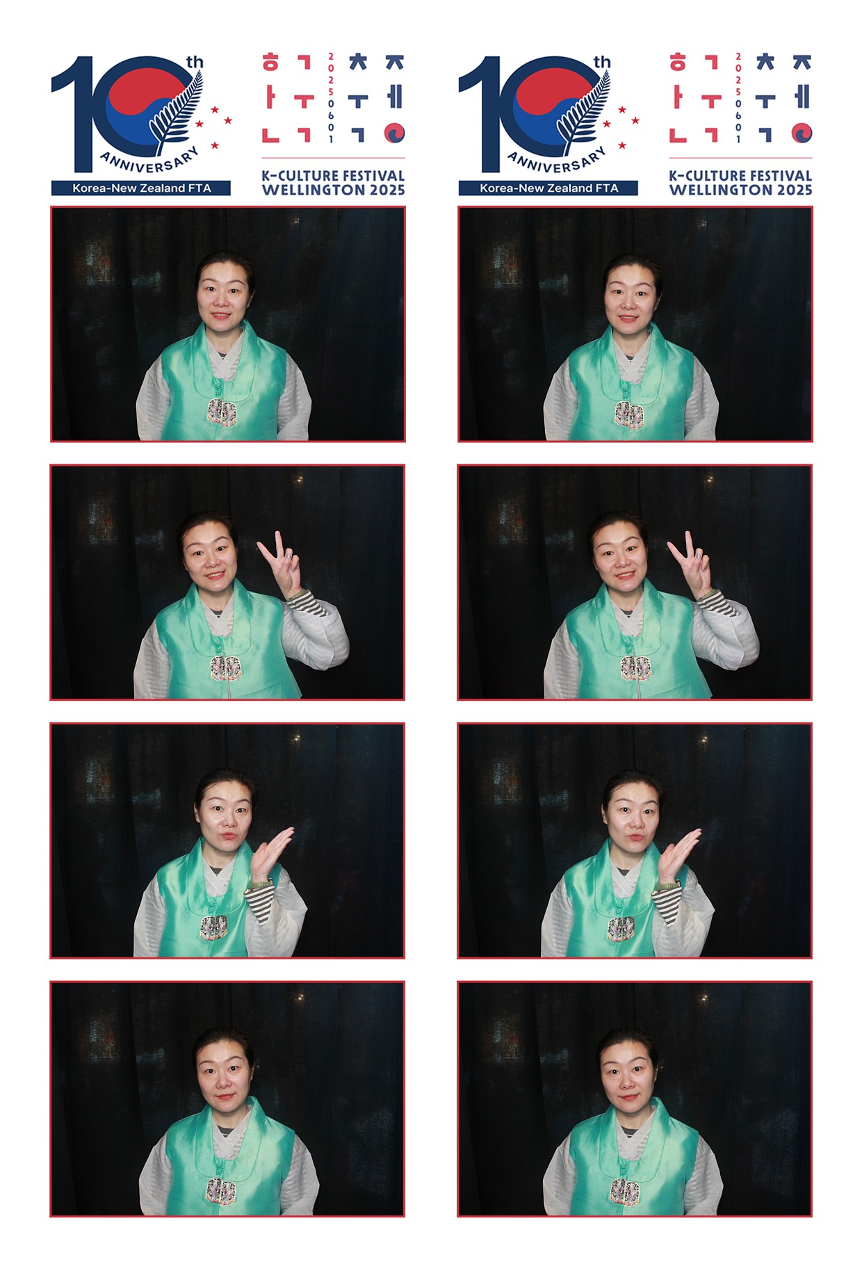 K-Culture Festival 2025 - Booth 2 | View more photos from the event at wgtngallery.classicphotobooths.co.nz/u/wgtncpbgallery/K-Culture-Festival-2025-Booth-2