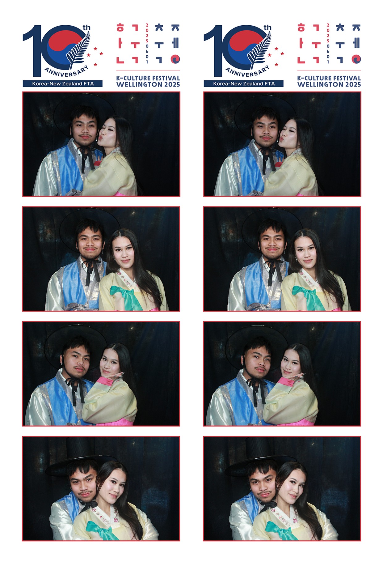 K-Culture Festival 2025 - Booth 2 | View more photos from the event at wgtngallery.classicphotobooths.co.nz/u/wgtncpbgallery/K-Culture-Festival-2025-Booth-2