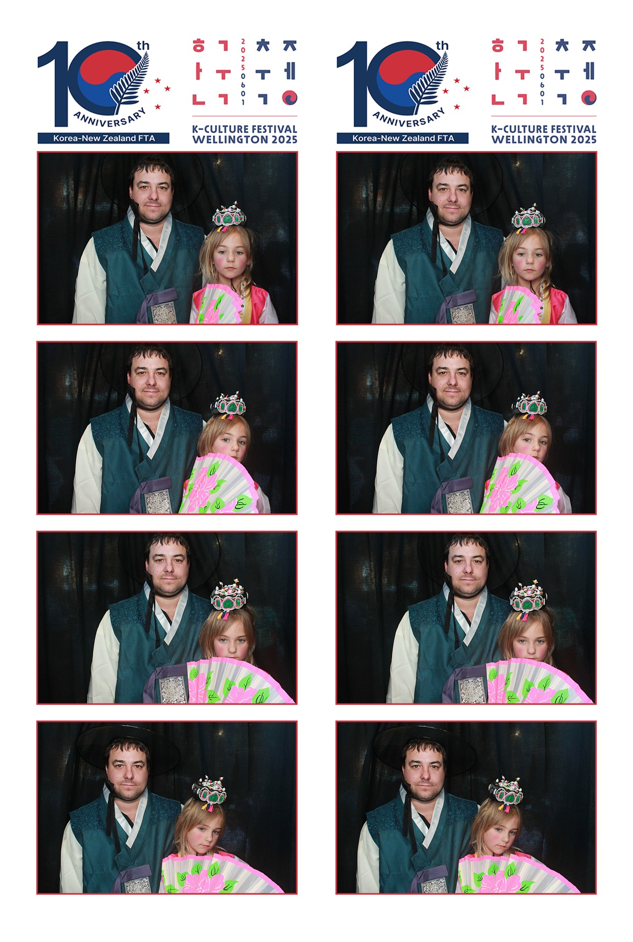 K-Culture Festival 2025 - Booth 2 | View more photos from the event at wgtngallery.classicphotobooths.co.nz/u/wgtncpbgallery/K-Culture-Festival-2025-Booth-2