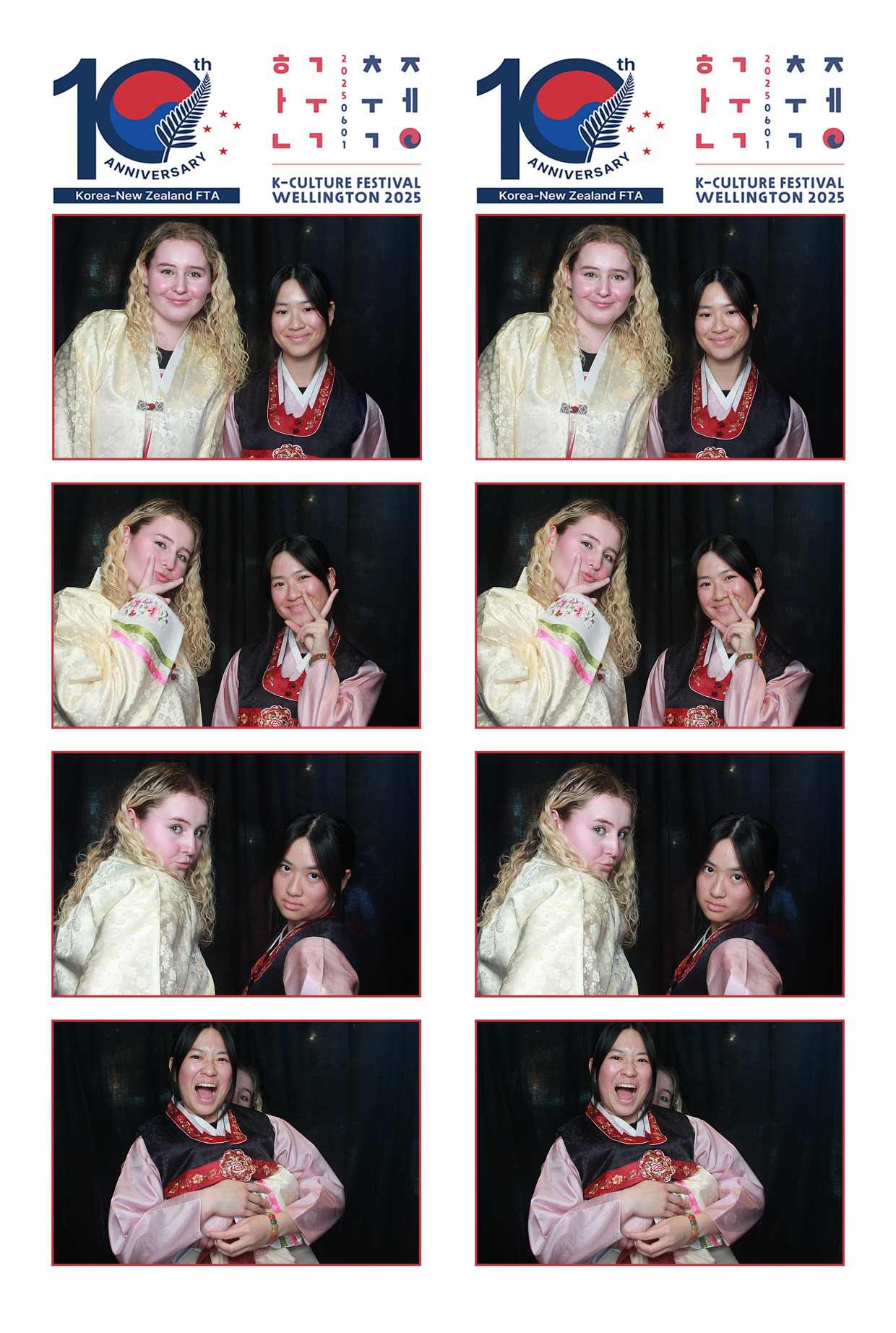 K-Culture Festival 2025 - Booth 2 | View more photos from the event at wgtngallery.classicphotobooths.co.nz/u/wgtncpbgallery/K-Culture-Festival-2025-Booth-2