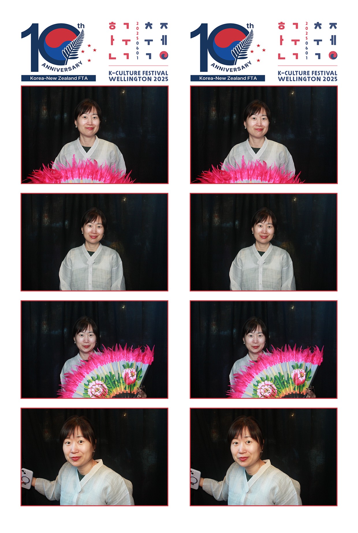 K-Culture Festival 2025 - Booth 2 | View more photos from the event at wgtngallery.classicphotobooths.co.nz/u/wgtncpbgallery/K-Culture-Festival-2025-Booth-2