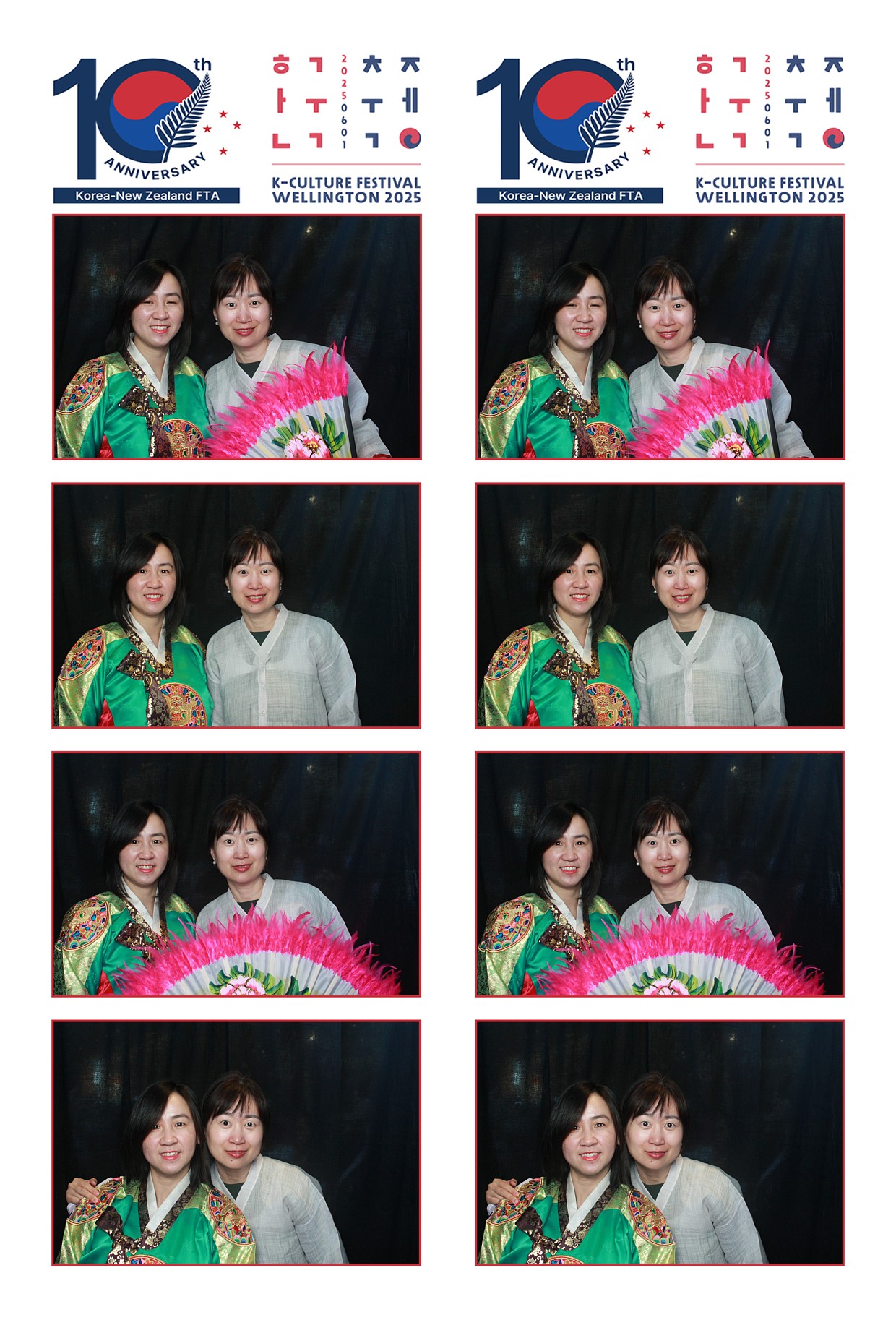 K-Culture Festival 2025 - Booth 2 | View more photos from the event at wgtngallery.classicphotobooths.co.nz/u/wgtncpbgallery/K-Culture-Festival-2025-Booth-2