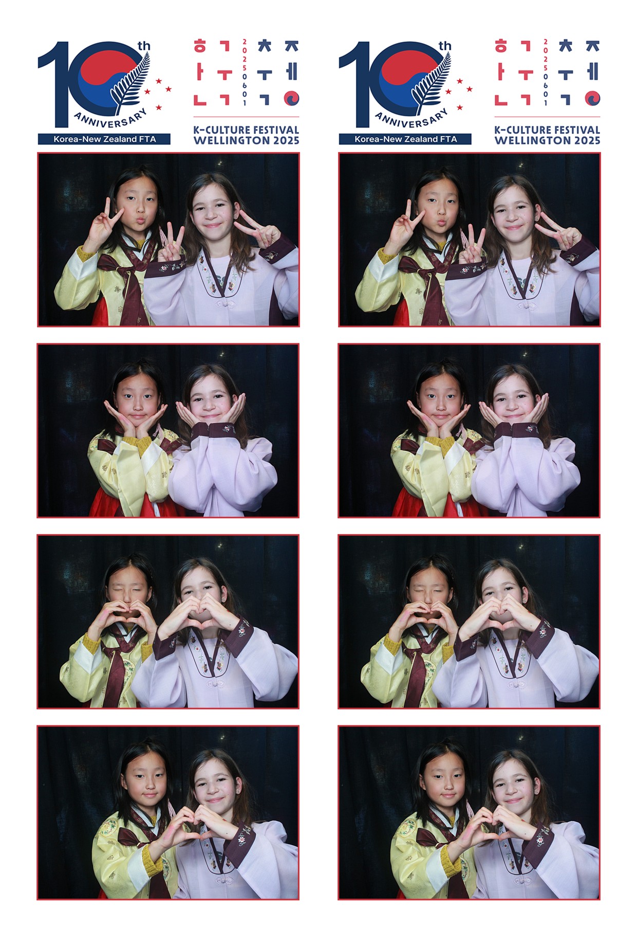 K-Culture Festival 2025 - Booth 2 | View more photos from the event at wgtngallery.classicphotobooths.co.nz/u/wgtncpbgallery/K-Culture-Festival-2025-Booth-2