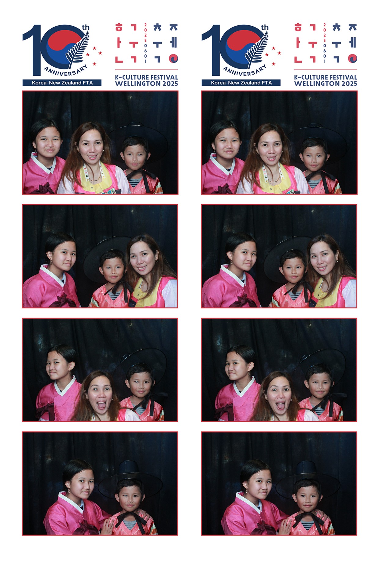 K-Culture Festival 2025 - Booth 2 | View more photos from the event at wgtngallery.classicphotobooths.co.nz/u/wgtncpbgallery/K-Culture-Festival-2025-Booth-2