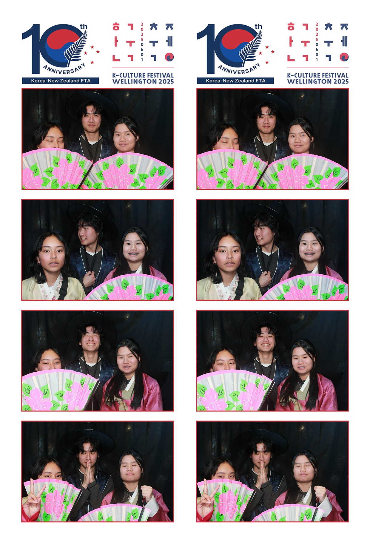 K-Culture Festival 2025 - Booth 2 | View more photos from the event at wgtngallery.classicphotobooths.co.nz/u/wgtncpbgallery/K-Culture-Festival-2025-Booth-2