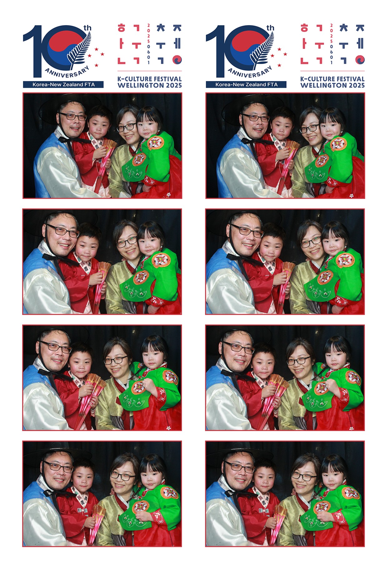 K-Culture Festival 2025 - Booth 2 | View more photos from the event at wgtngallery.classicphotobooths.co.nz/u/wgtncpbgallery/K-Culture-Festival-2025-Booth-2