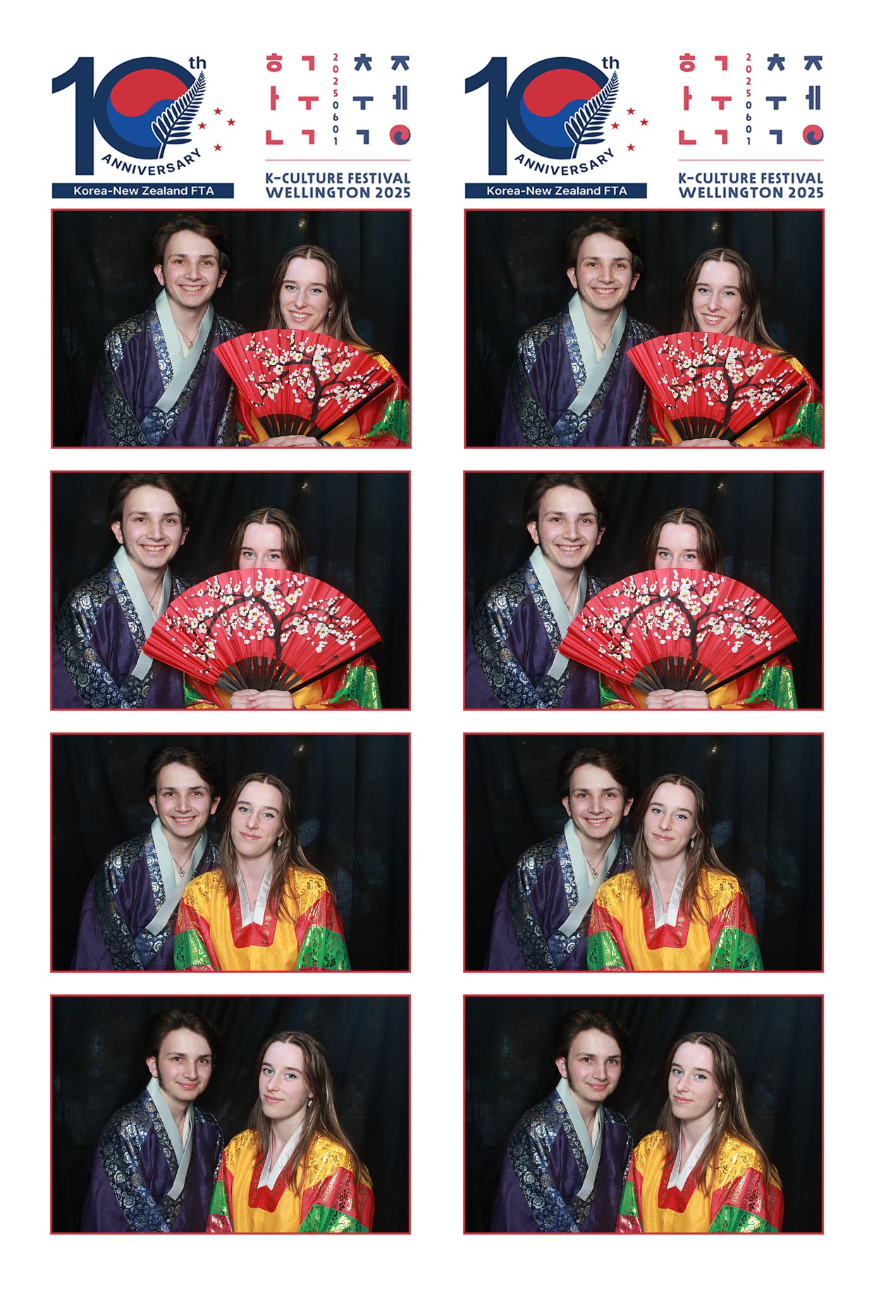 K-Culture Festival 2025 - Booth 2 | View more photos from the event at wgtngallery.classicphotobooths.co.nz/u/wgtncpbgallery/K-Culture-Festival-2025-Booth-2