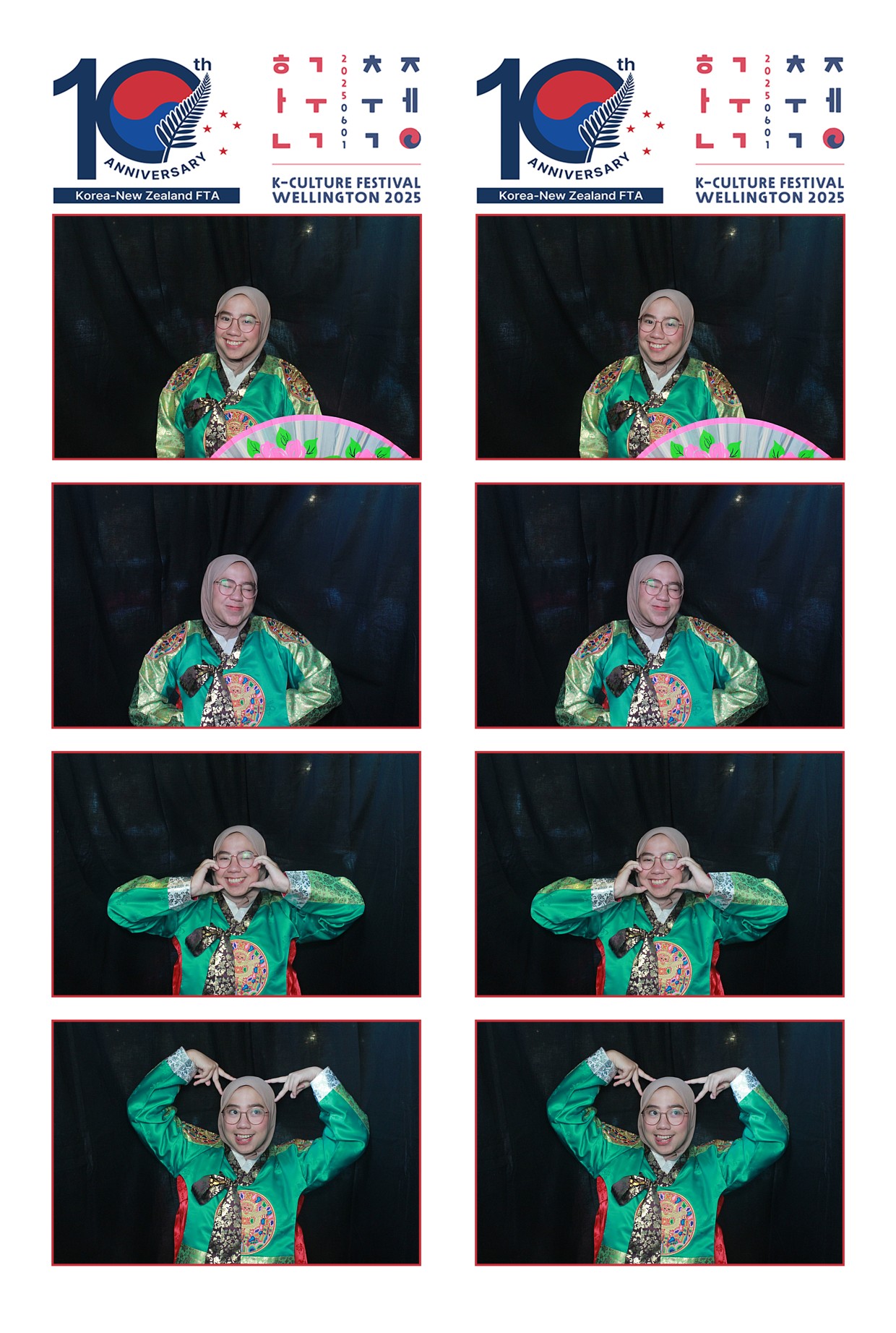 K-Culture Festival 2025 - Booth 2 | View more photos from the event at wgtngallery.classicphotobooths.co.nz/u/wgtncpbgallery/K-Culture-Festival-2025-Booth-2