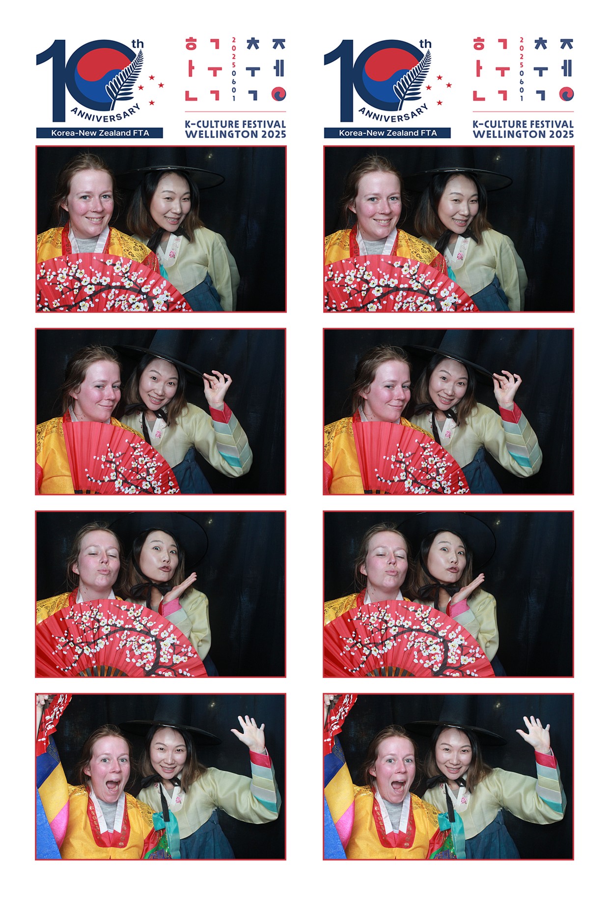 K-Culture Festival 2025 - Booth 2 | View more photos from the event at wgtngallery.classicphotobooths.co.nz/u/wgtncpbgallery/K-Culture-Festival-2025-Booth-2