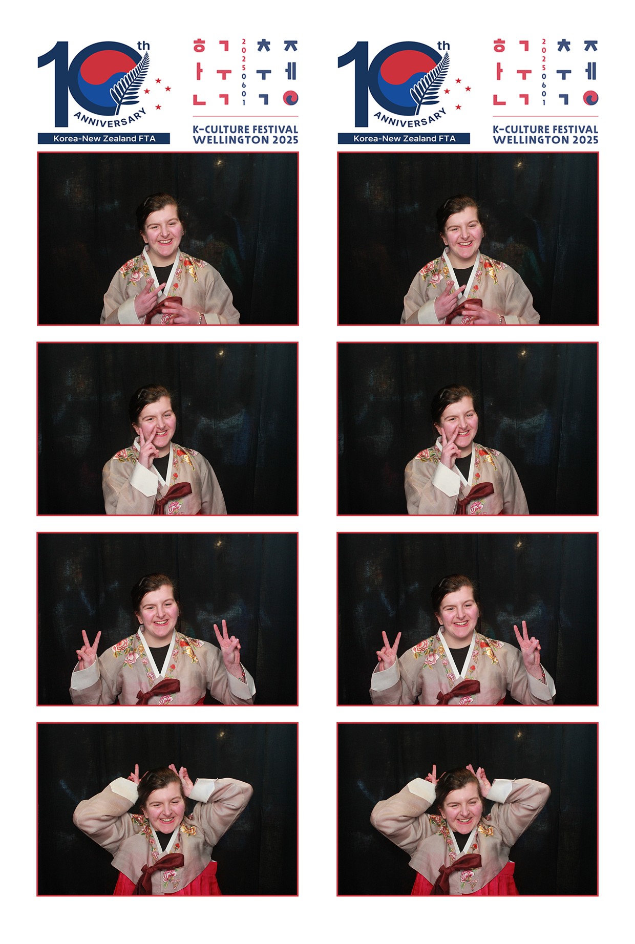 K-Culture Festival 2025 - Booth 2 | View more photos from the event at wgtngallery.classicphotobooths.co.nz/u/wgtncpbgallery/K-Culture-Festival-2025-Booth-2