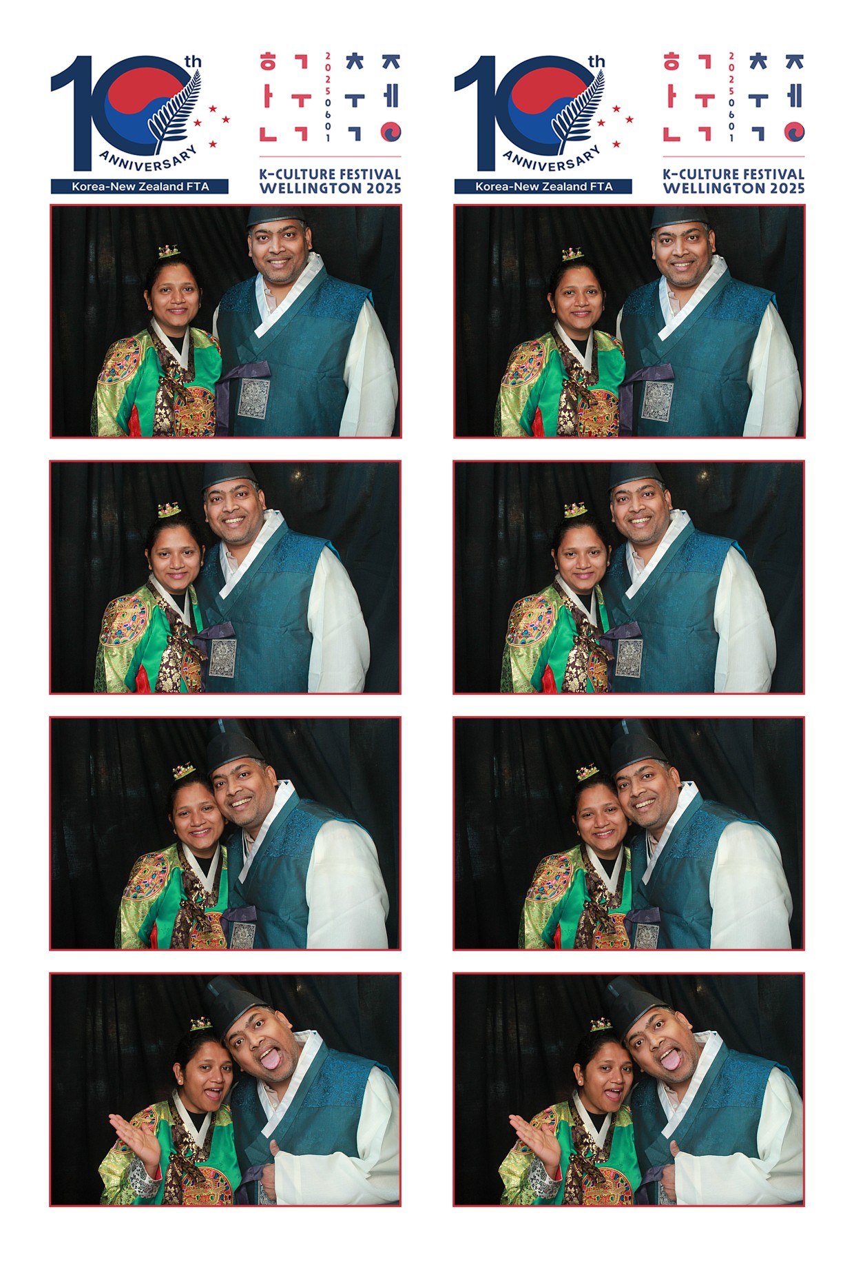 K-Culture Festival 2025 - Booth 2 | View more photos from the event at wgtngallery.classicphotobooths.co.nz/u/wgtncpbgallery/K-Culture-Festival-2025-Booth-2