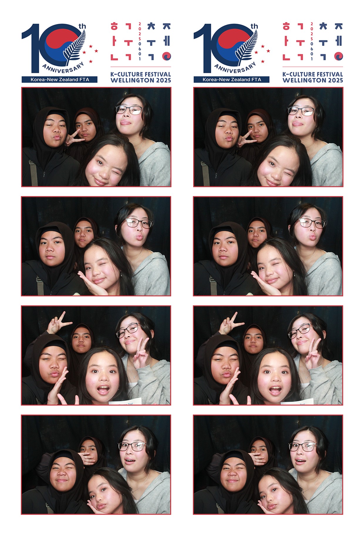 K-Culture Festival 2025 - Booth 2 | View more photos from the event at wgtngallery.classicphotobooths.co.nz/u/wgtncpbgallery/K-Culture-Festival-2025-Booth-2