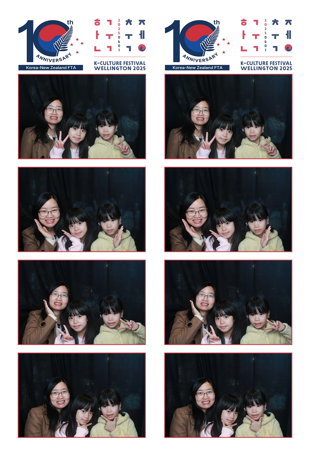 K-Culture Festival 2025 - Booth 2 | View more photos from the event at wgtngallery.classicphotobooths.co.nz/u/wgtncpbgallery/K-Culture-Festival-2025-Booth-2