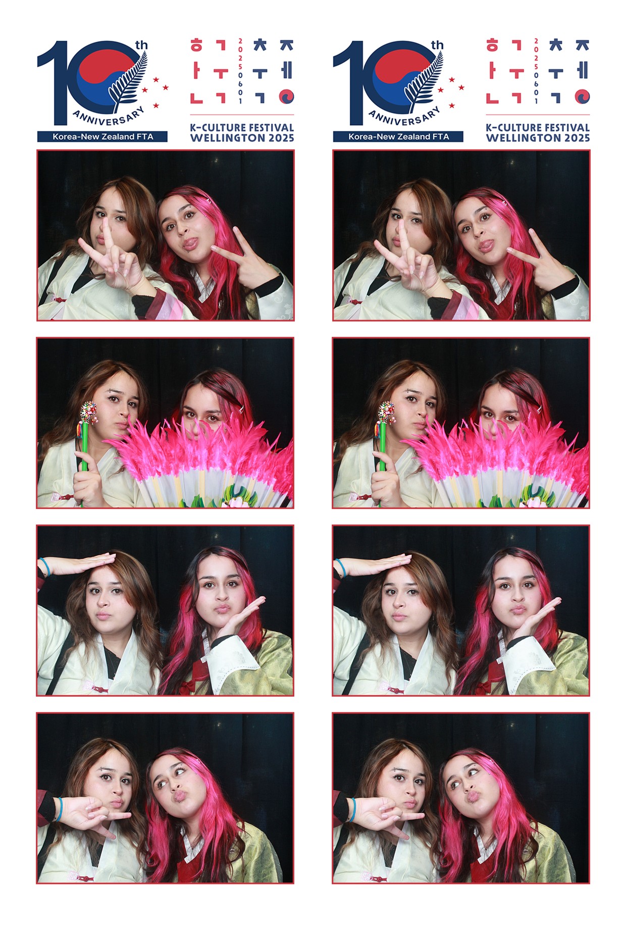 K-Culture Festival 2025 - Booth 2 | View more photos from the event at wgtngallery.classicphotobooths.co.nz/u/wgtncpbgallery/K-Culture-Festival-2025-Booth-2