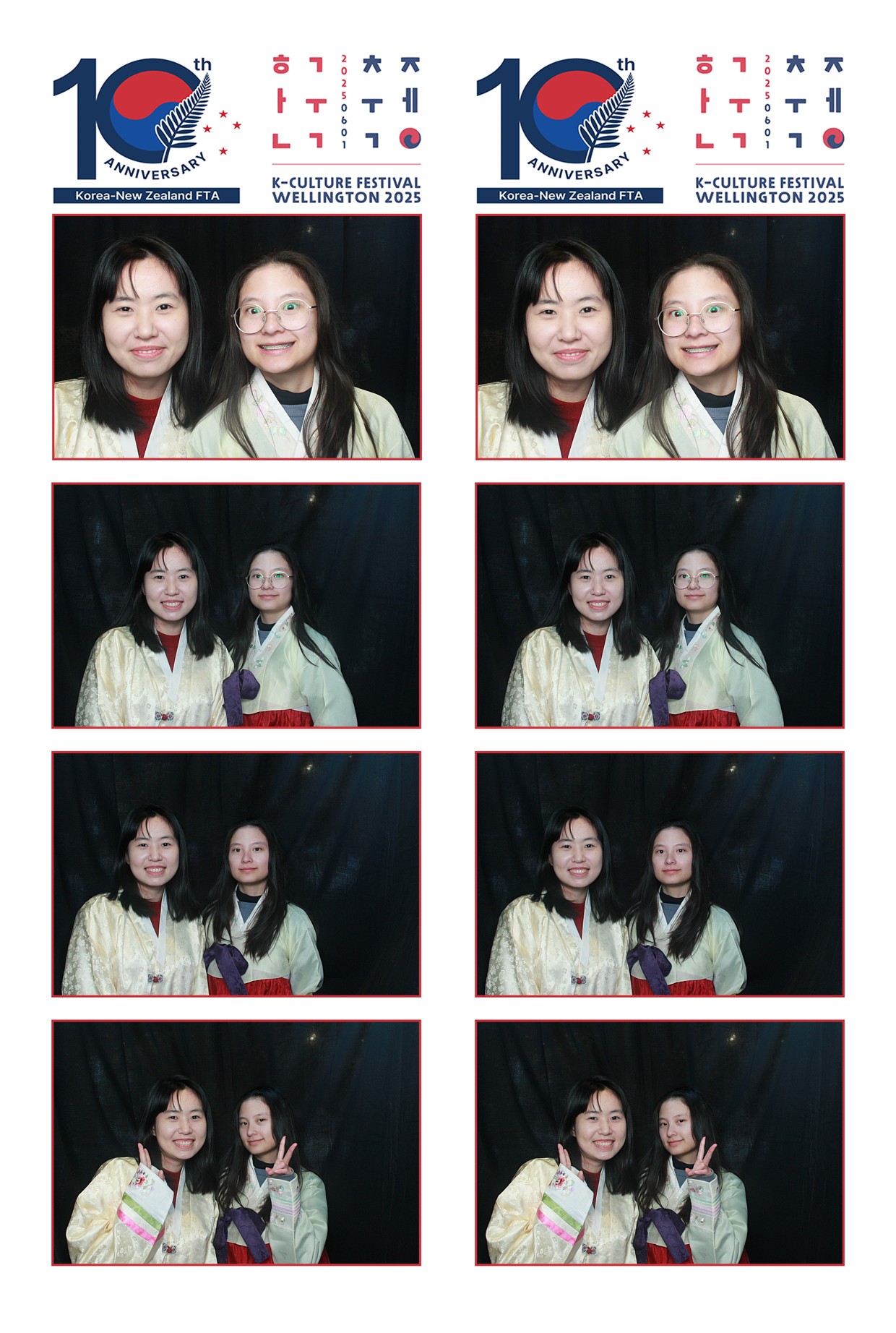 K-Culture Festival 2025 - Booth 2 | View more photos from the event at wgtngallery.classicphotobooths.co.nz/u/wgtncpbgallery/K-Culture-Festival-2025-Booth-2