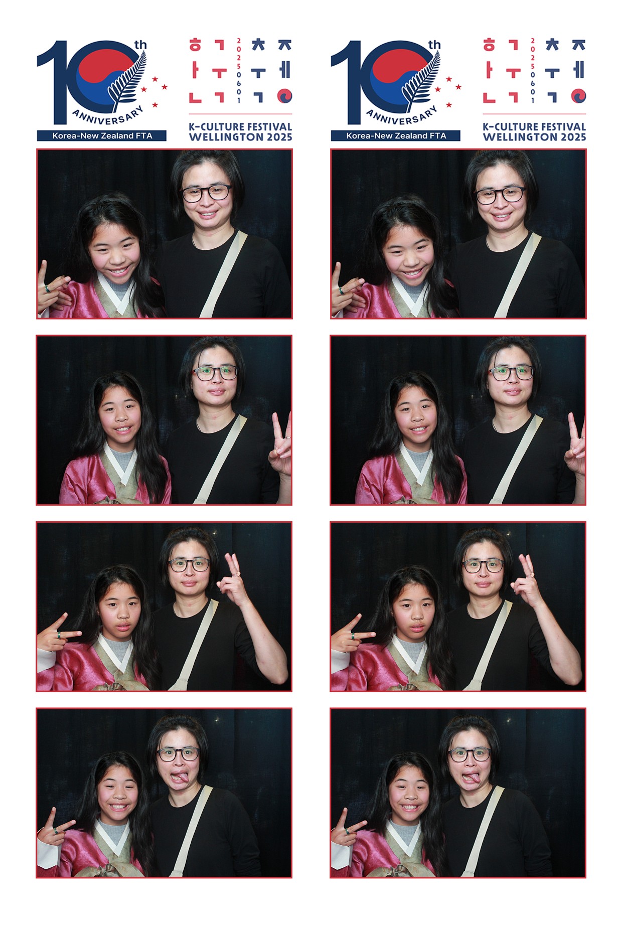 K-Culture Festival 2025 - Booth 2 | View more photos from the event at wgtngallery.classicphotobooths.co.nz/u/wgtncpbgallery/K-Culture-Festival-2025-Booth-2