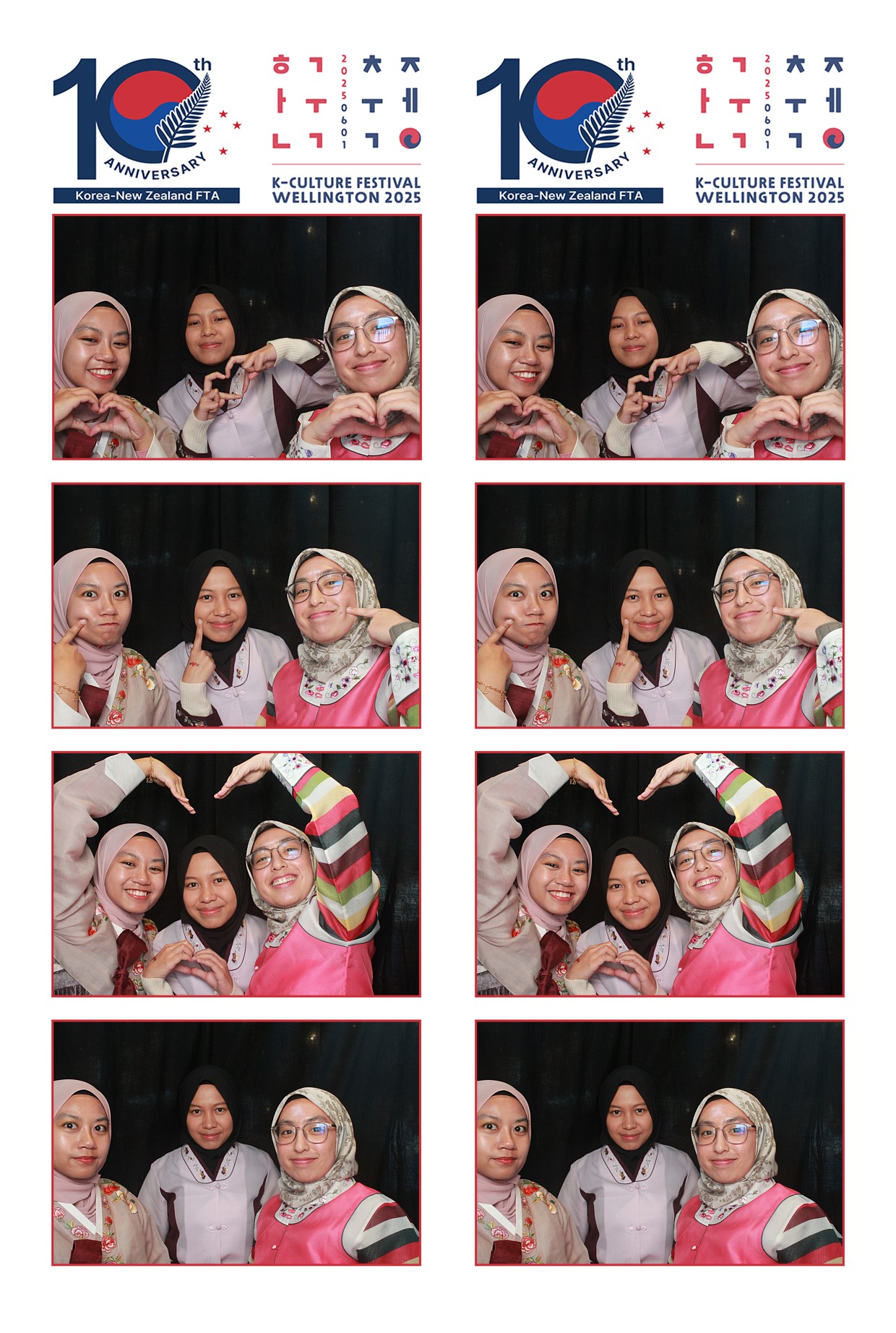 K-Culture Festival 2025 - Booth 2 | View more photos from the event at wgtngallery.classicphotobooths.co.nz/u/wgtncpbgallery/K-Culture-Festival-2025-Booth-2