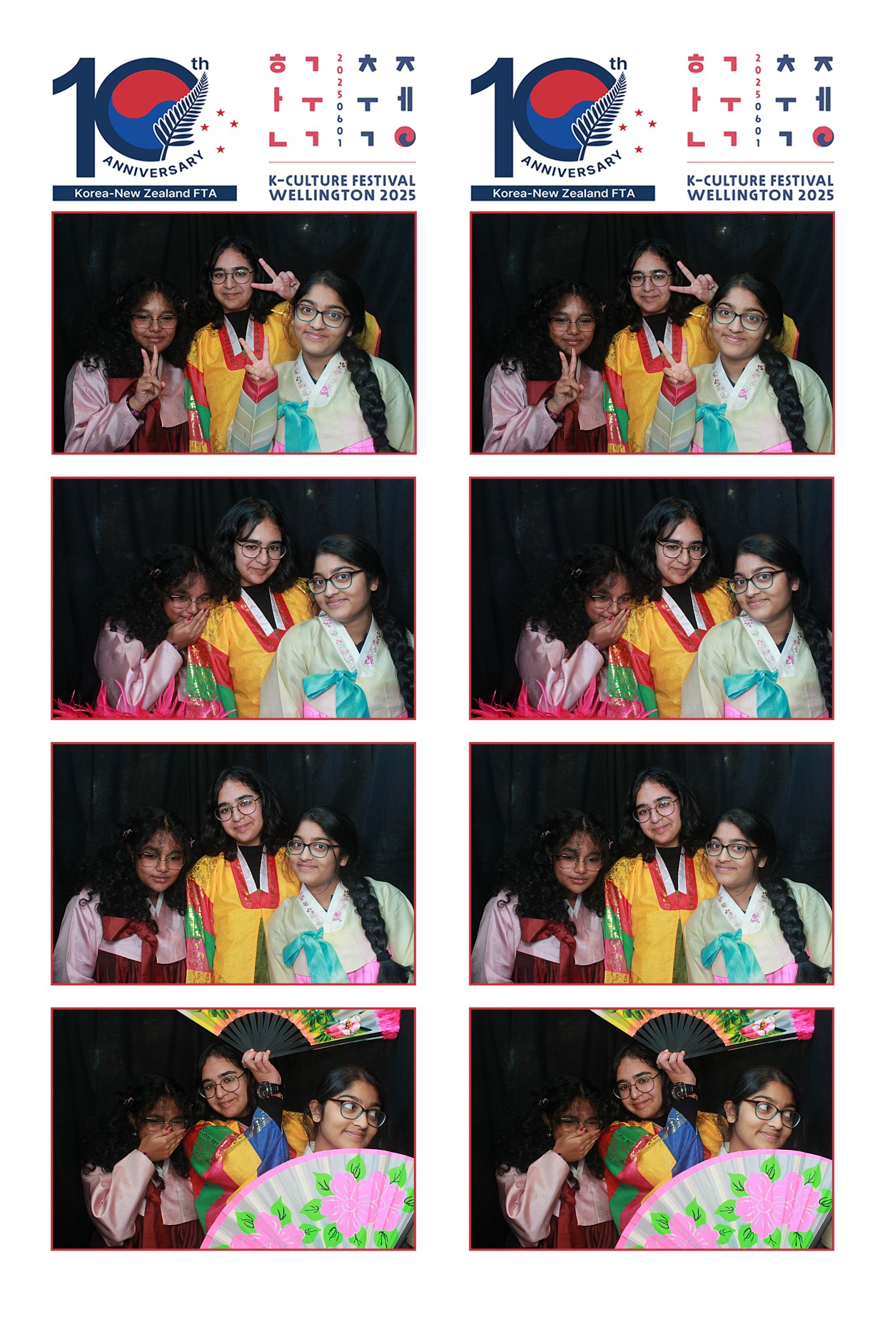 K-Culture Festival 2025 - Booth 2 | View more photos from the event at wgtngallery.classicphotobooths.co.nz/u/wgtncpbgallery/K-Culture-Festival-2025-Booth-2