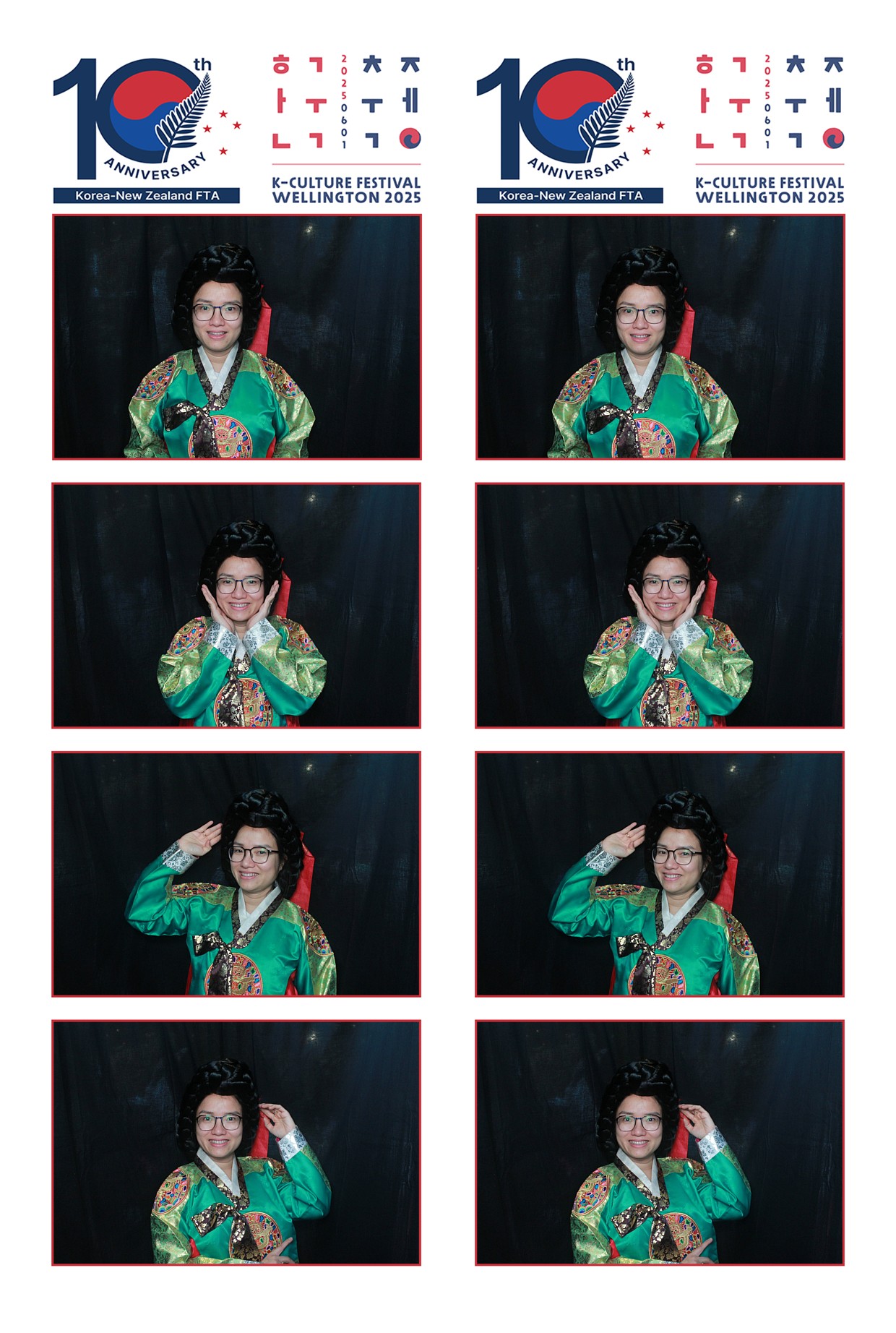 K-Culture Festival 2025 - Booth 2 | View more photos from the event at wgtngallery.classicphotobooths.co.nz/u/wgtncpbgallery/K-Culture-Festival-2025-Booth-2