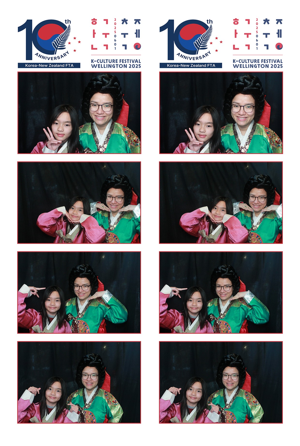 K-Culture Festival 2025 - Booth 2 | View more photos from the event at wgtngallery.classicphotobooths.co.nz/u/wgtncpbgallery/K-Culture-Festival-2025-Booth-2