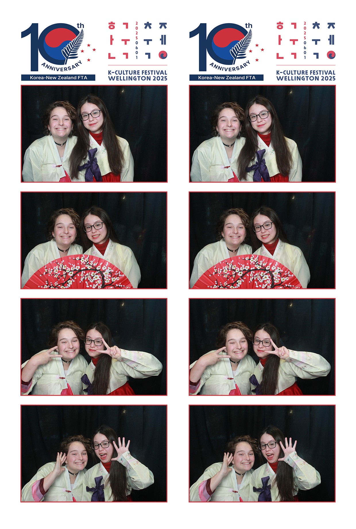 K-Culture Festival 2025 - Booth 2 | View more photos from the event at wgtngallery.classicphotobooths.co.nz/u/wgtncpbgallery/K-Culture-Festival-2025-Booth-2