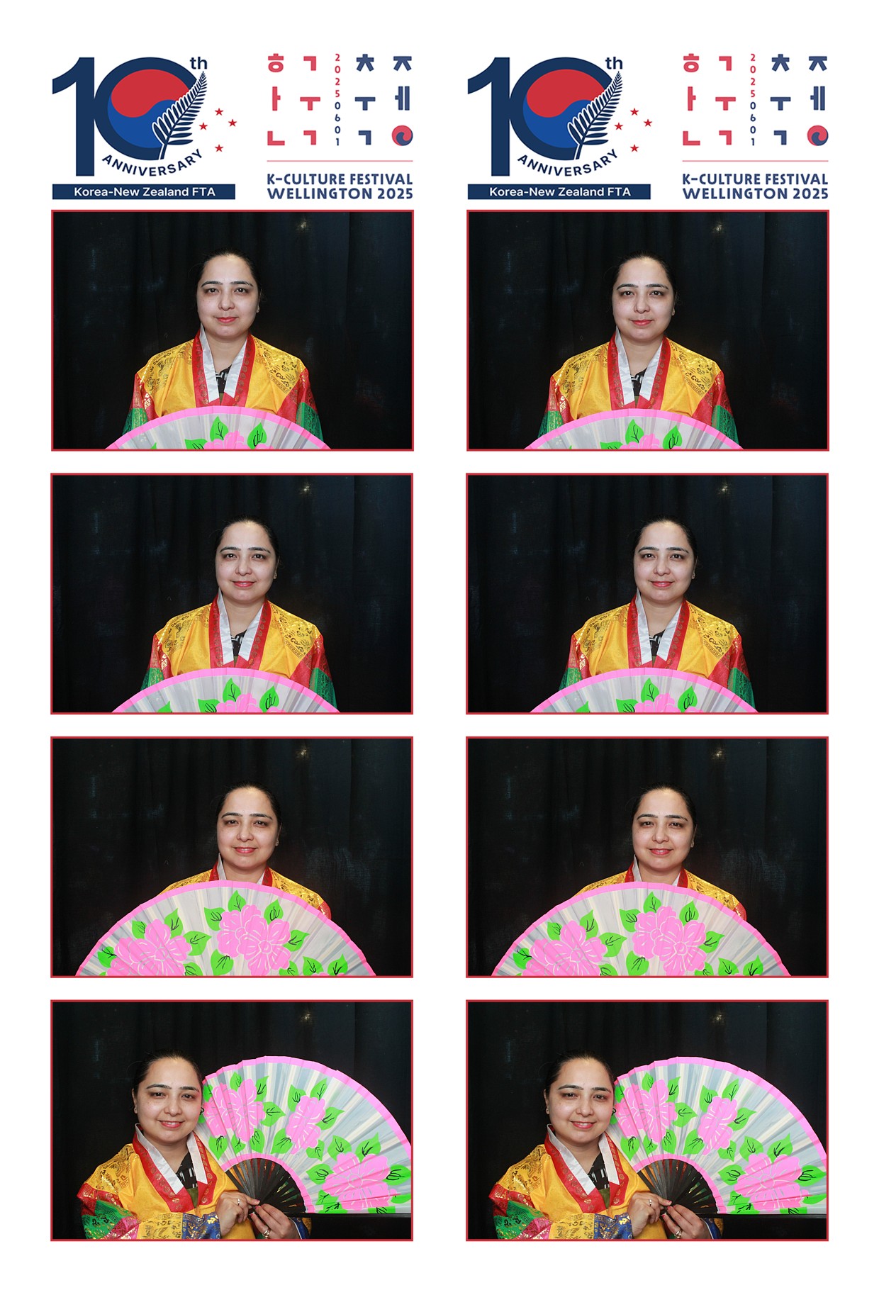 K-Culture Festival 2025 - Booth 2 | View more photos from the event at wgtngallery.classicphotobooths.co.nz/u/wgtncpbgallery/K-Culture-Festival-2025-Booth-2