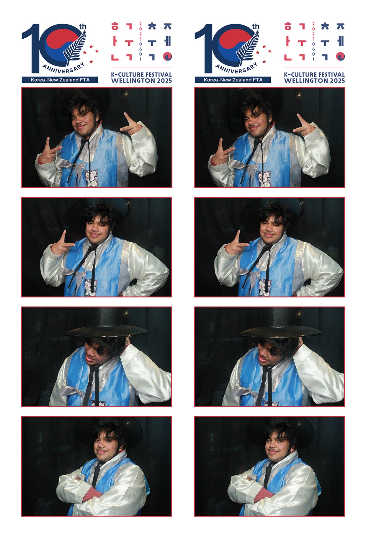 K-Culture Festival 2025 - Booth 2 | View more photos from the event at wgtngallery.classicphotobooths.co.nz/u/wgtncpbgallery/K-Culture-Festival-2025-Booth-2