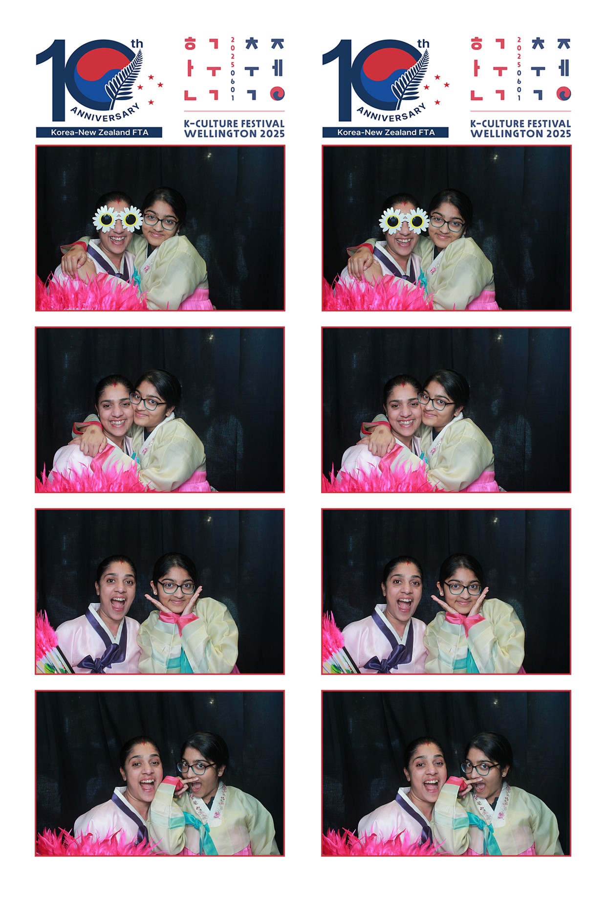 K-Culture Festival 2025 - Booth 2 | View more photos from the event at wgtngallery.classicphotobooths.co.nz/u/wgtncpbgallery/K-Culture-Festival-2025-Booth-2