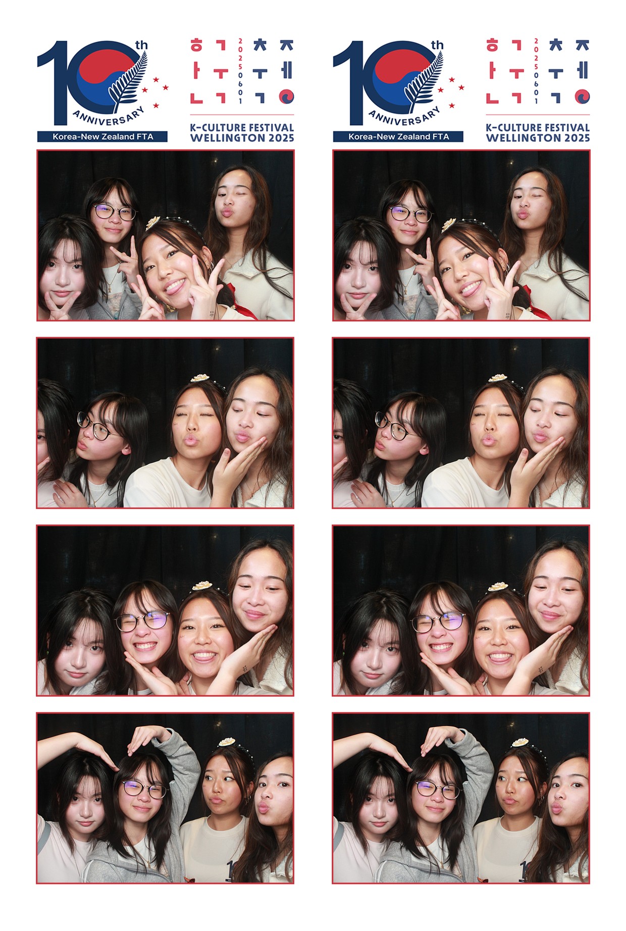 K-Culture Festival 2025 - Booth 2 | View more photos from the event at wgtngallery.classicphotobooths.co.nz/u/wgtncpbgallery/K-Culture-Festival-2025-Booth-2