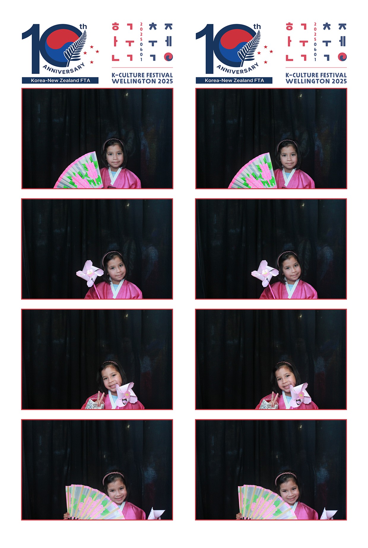 K-Culture Festival 2025 - Booth 2 | View more photos from the event at wgtngallery.classicphotobooths.co.nz/u/wgtncpbgallery/K-Culture-Festival-2025-Booth-2