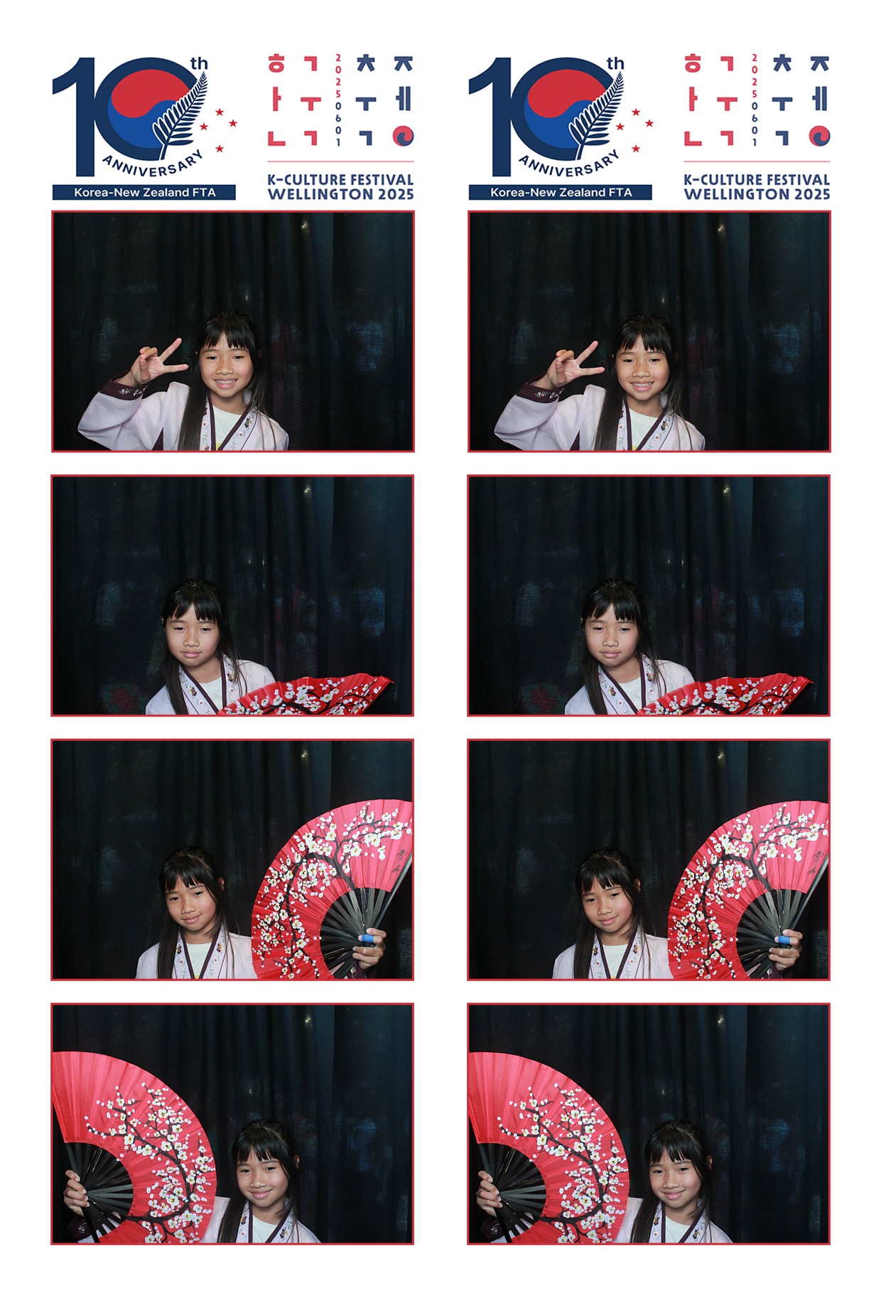 K-Culture Festival 2025 - Booth 2 | View more photos from the event at wgtngallery.classicphotobooths.co.nz/u/wgtncpbgallery/K-Culture-Festival-2025-Booth-2