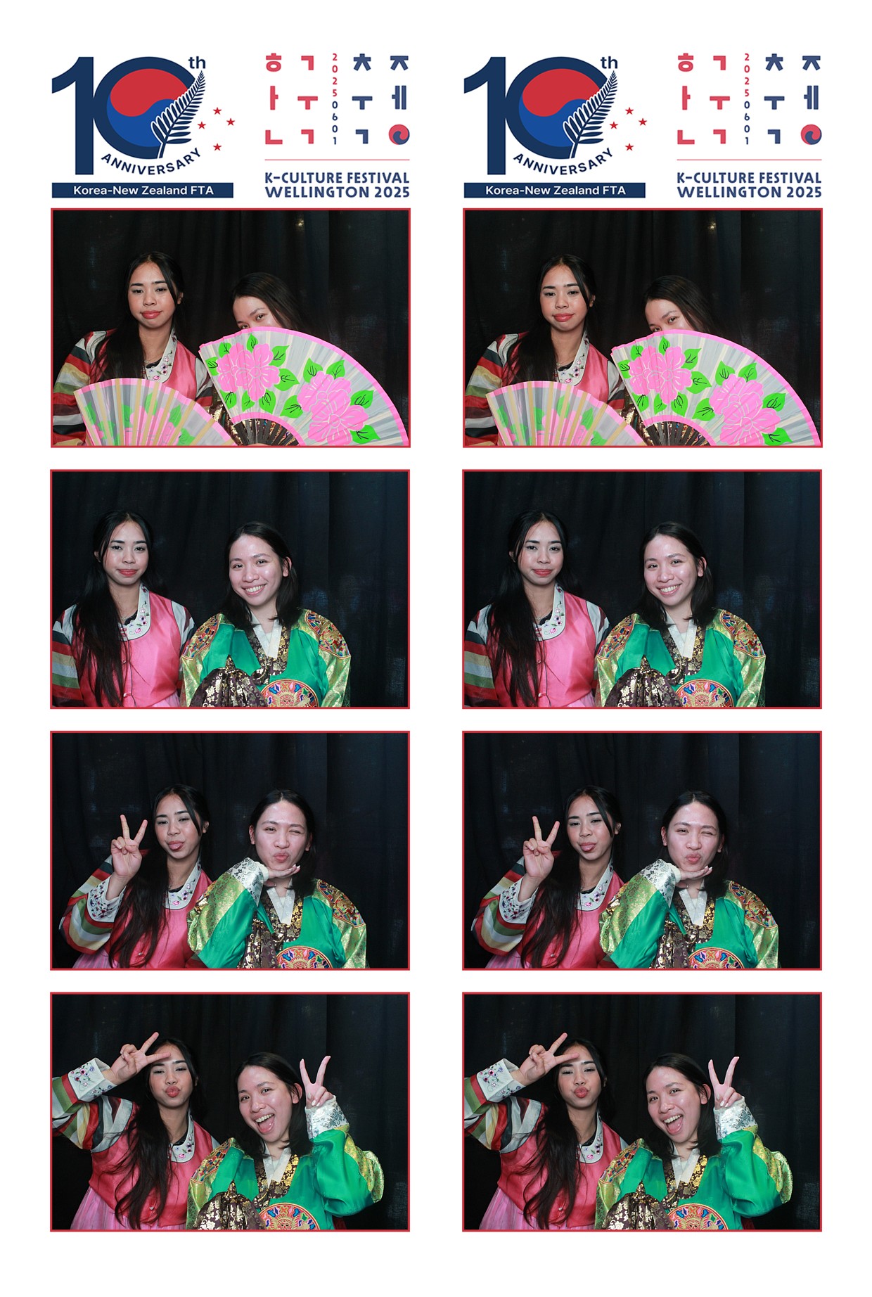 K-Culture Festival 2025 - Booth 2 | View more photos from the event at wgtngallery.classicphotobooths.co.nz/u/wgtncpbgallery/K-Culture-Festival-2025-Booth-2