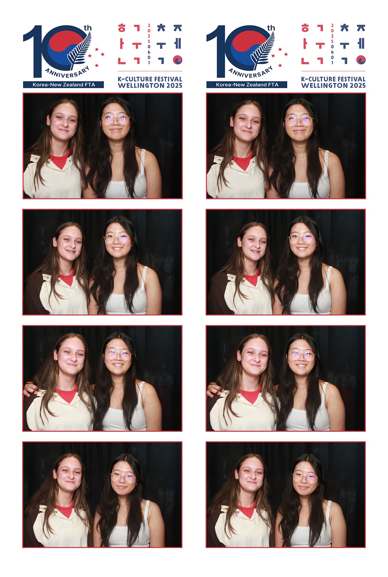 K-Culture Festival 2025 - Booth 2 | View more photos from the event at wgtngallery.classicphotobooths.co.nz/u/wgtncpbgallery/K-Culture-Festival-2025-Booth-2