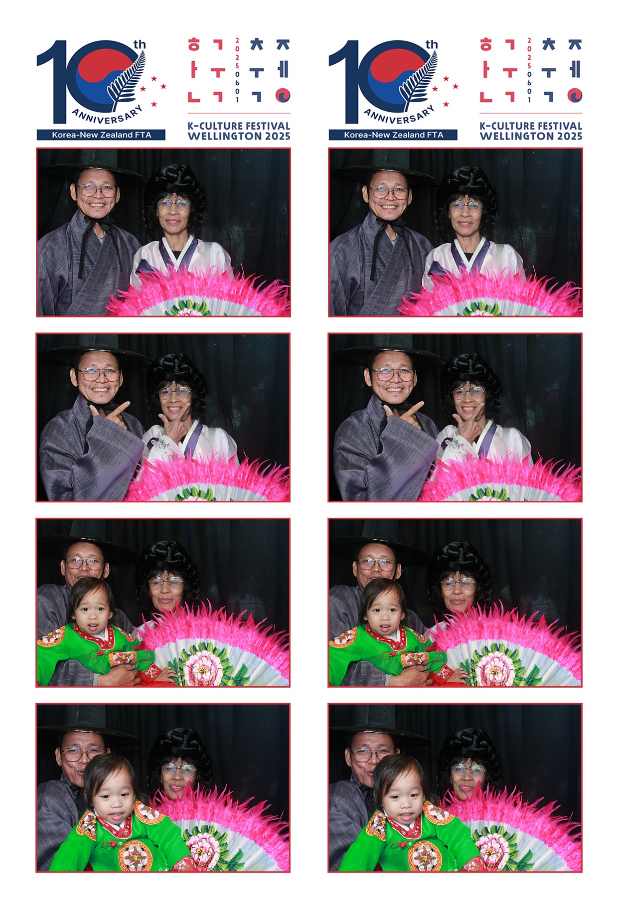 K-Culture Festival 2025 - Booth 2 | View more photos from the event at wgtngallery.classicphotobooths.co.nz/u/wgtncpbgallery/K-Culture-Festival-2025-Booth-2