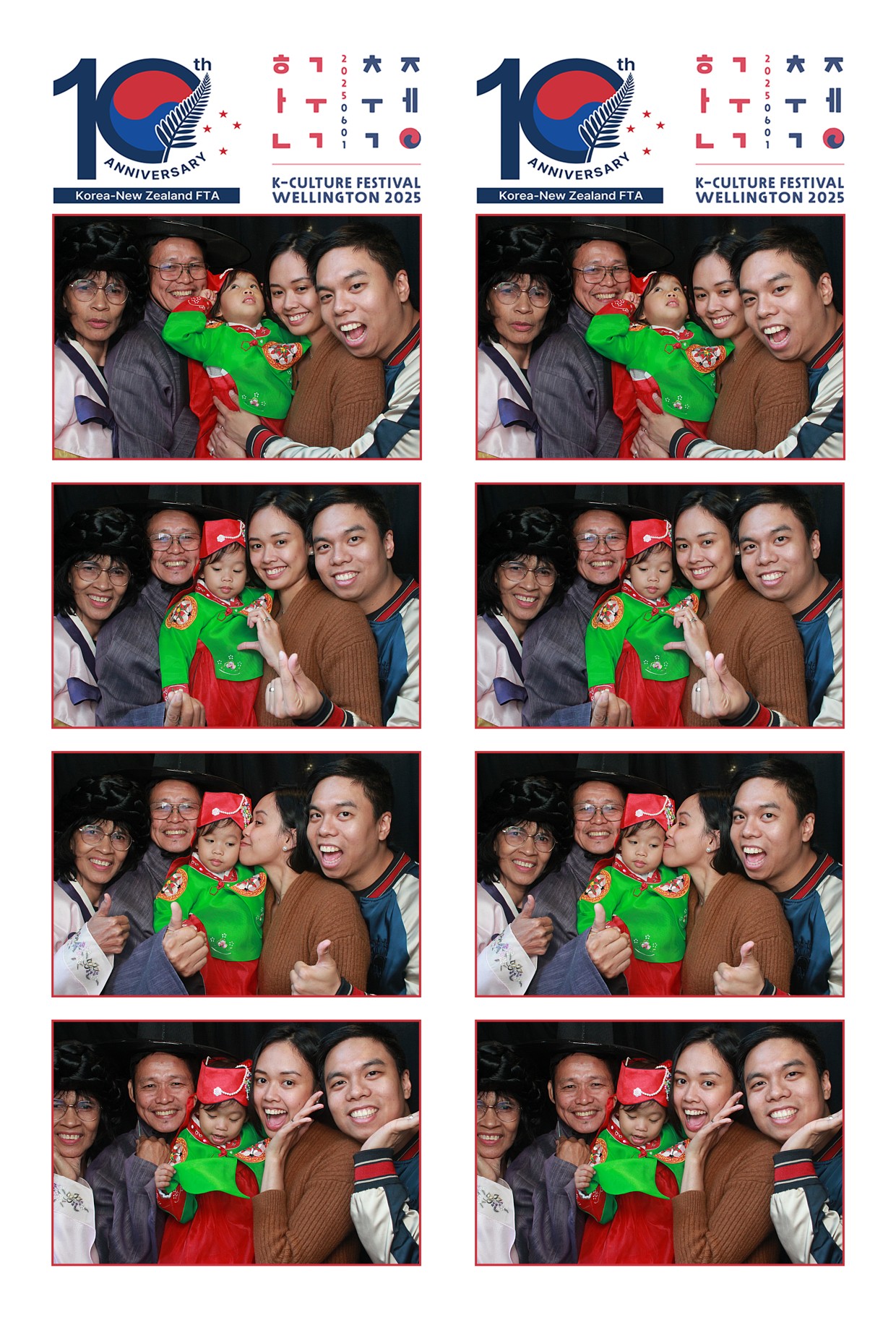 K-Culture Festival 2025 - Booth 2 | View more photos from the event at wgtngallery.classicphotobooths.co.nz/u/wgtncpbgallery/K-Culture-Festival-2025-Booth-2