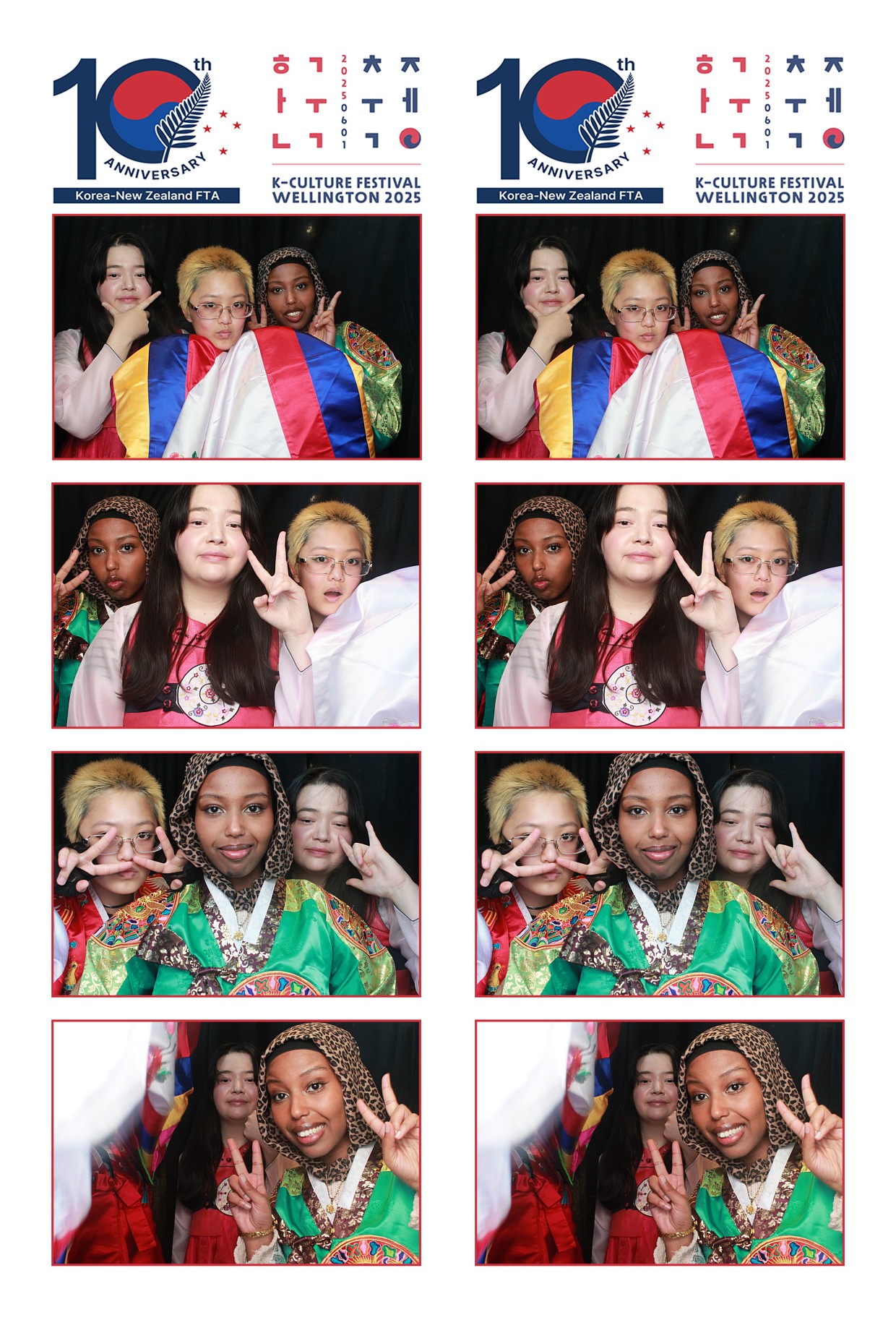 K-Culture Festival 2025 - Booth 2 | View more photos from the event at wgtngallery.classicphotobooths.co.nz/u/wgtncpbgallery/K-Culture-Festival-2025-Booth-2