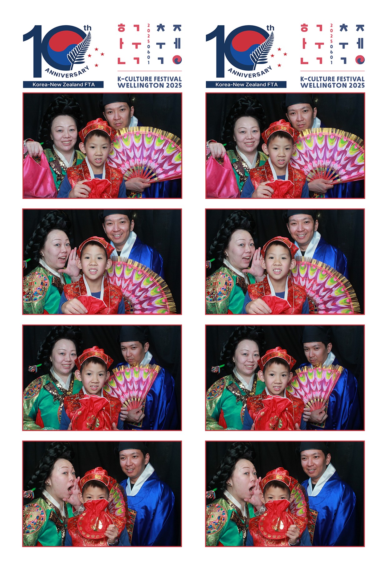 K-Culture Festival 2025 - Booth 2 | View more photos from the event at wgtngallery.classicphotobooths.co.nz/u/wgtncpbgallery/K-Culture-Festival-2025-Booth-2