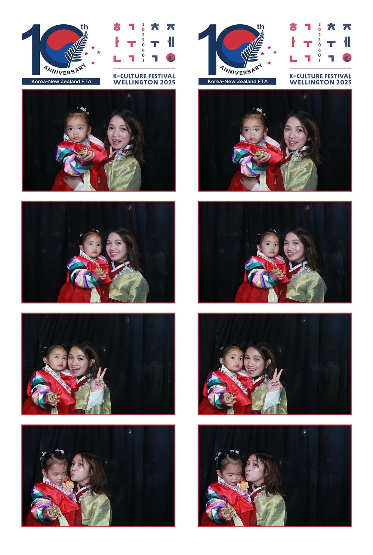 K-Culture Festival 2025 - Booth 2 | View more photos from the event at wgtngallery.classicphotobooths.co.nz/u/wgtncpbgallery/K-Culture-Festival-2025-Booth-2